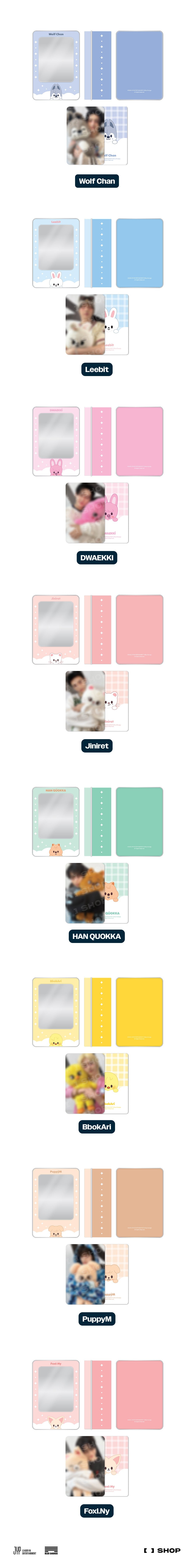 Stray Kids - [dominATE : celebrATE] SKZOO Photocard Tincase [Wolf Chan]
