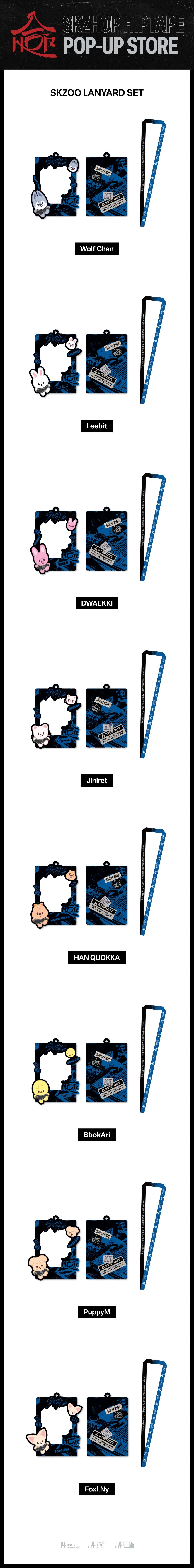 Stray Kids - SKZOO Lanyard Set (HOP POP-Up Store)