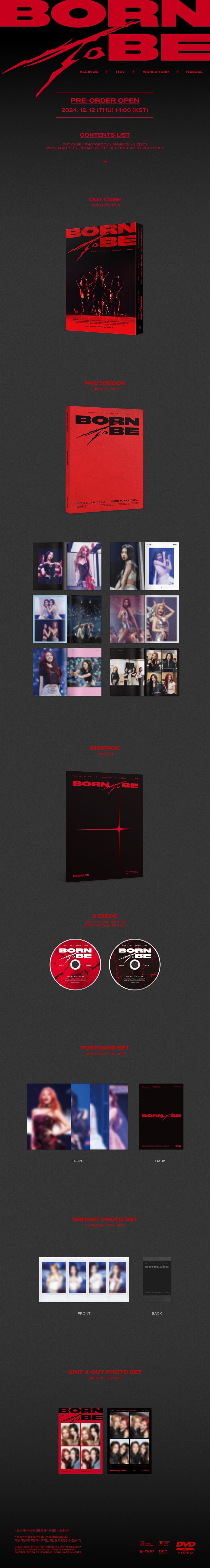 ITZY - 2ND WORLD TOUR [BORN TO BE] in SEOUL (DVD)