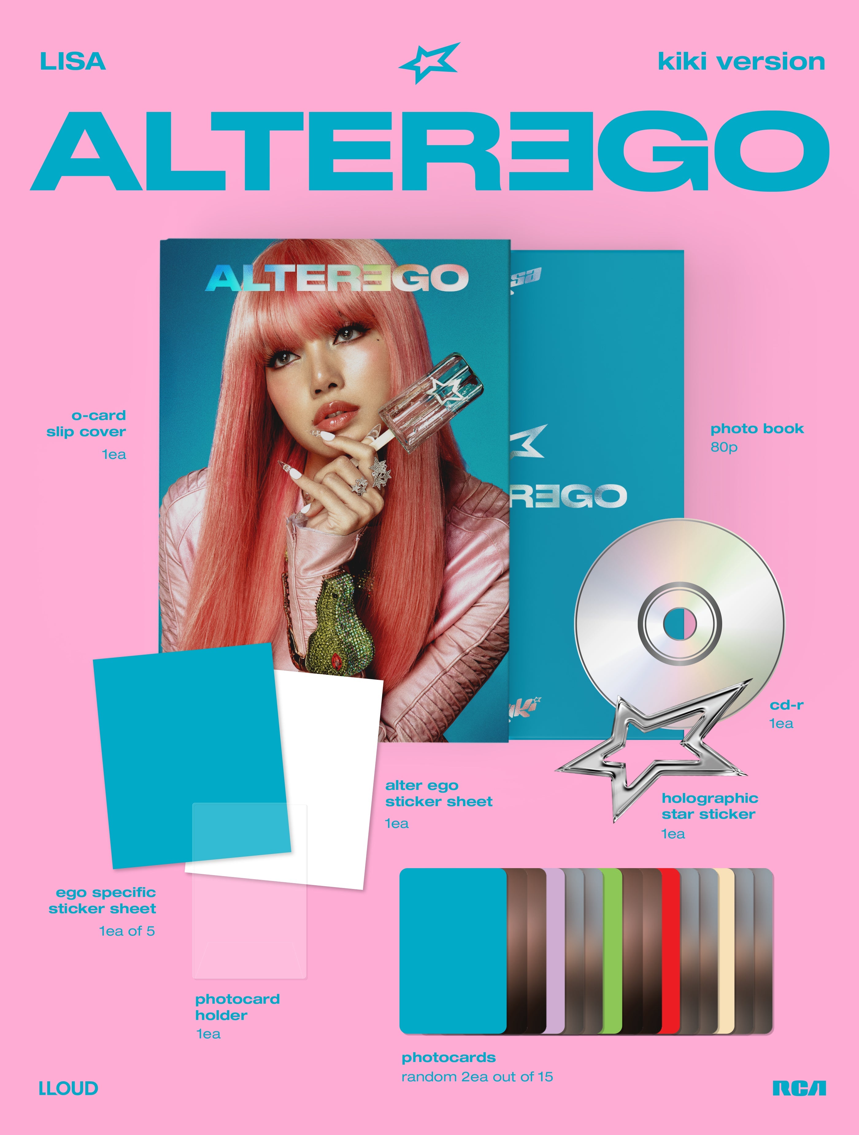 LISA - Alter Ego (1st Studio Album) Photobook Ver.