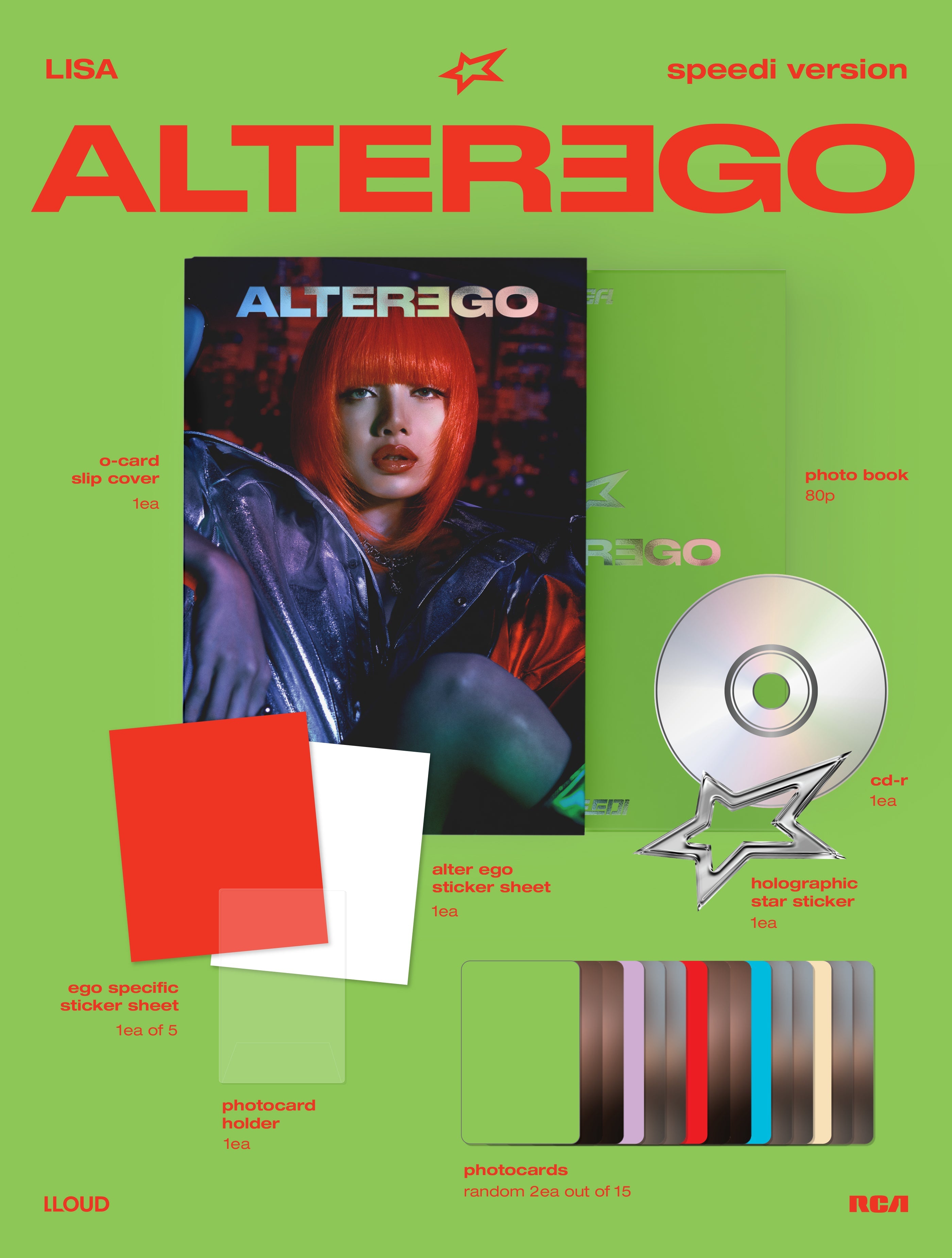 LISA - Alter Ego (1st Studio Album) Photobook Ver.