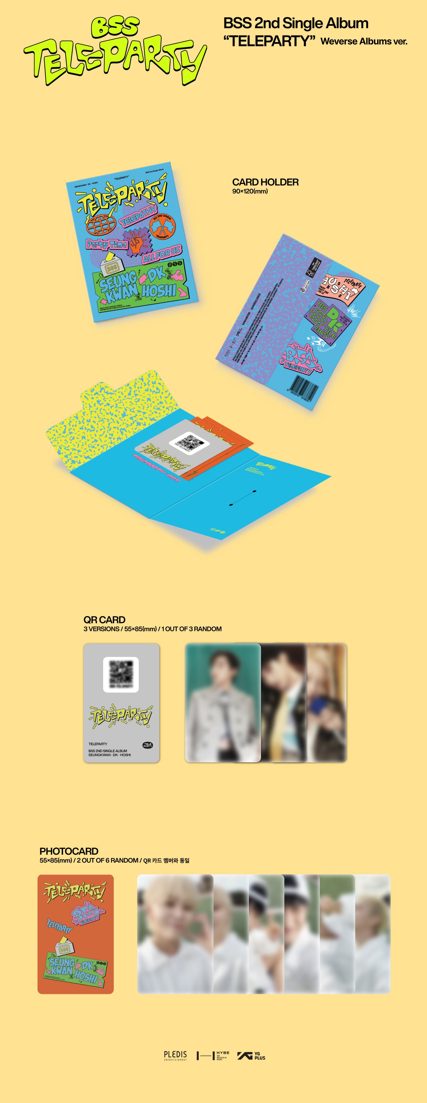 SEVENTEEN BSS - TELEPARTY (2nd Single Album) Weverse Albums Ver.