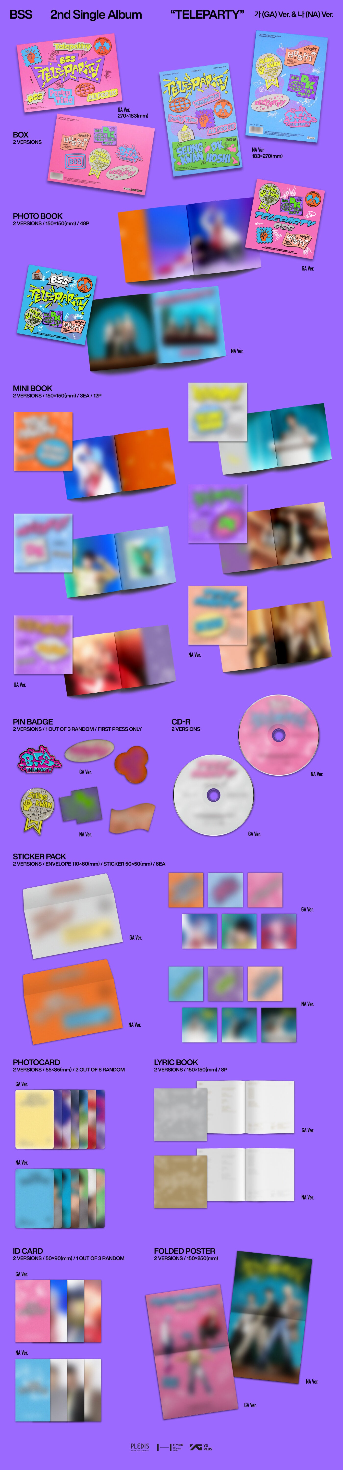 SEVENTEEN BSS - TELEPARTY (2nd Single Album)