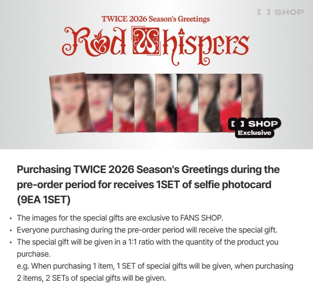 TWICE - 2026 Season's Greetings [RED WHISPERS]
