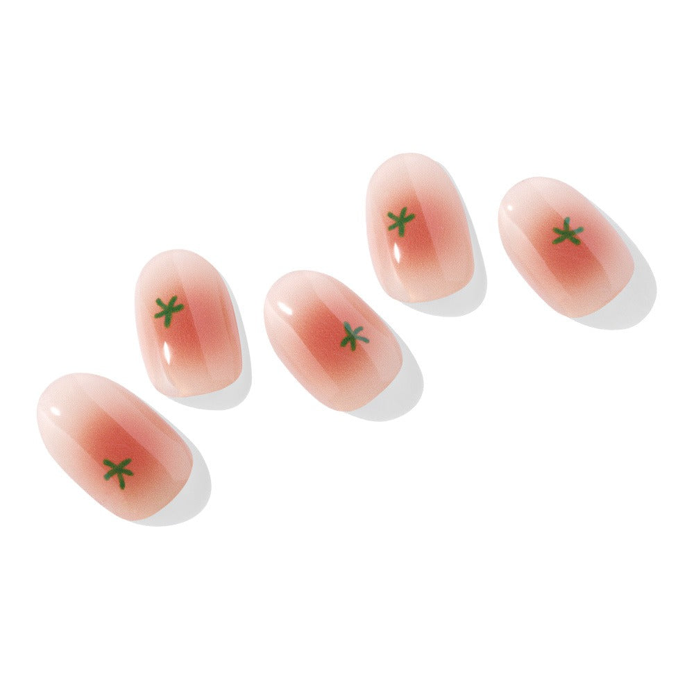 ohora - Early Summer Glow Gel Nail Strips (30pcs) - Petite Tomato