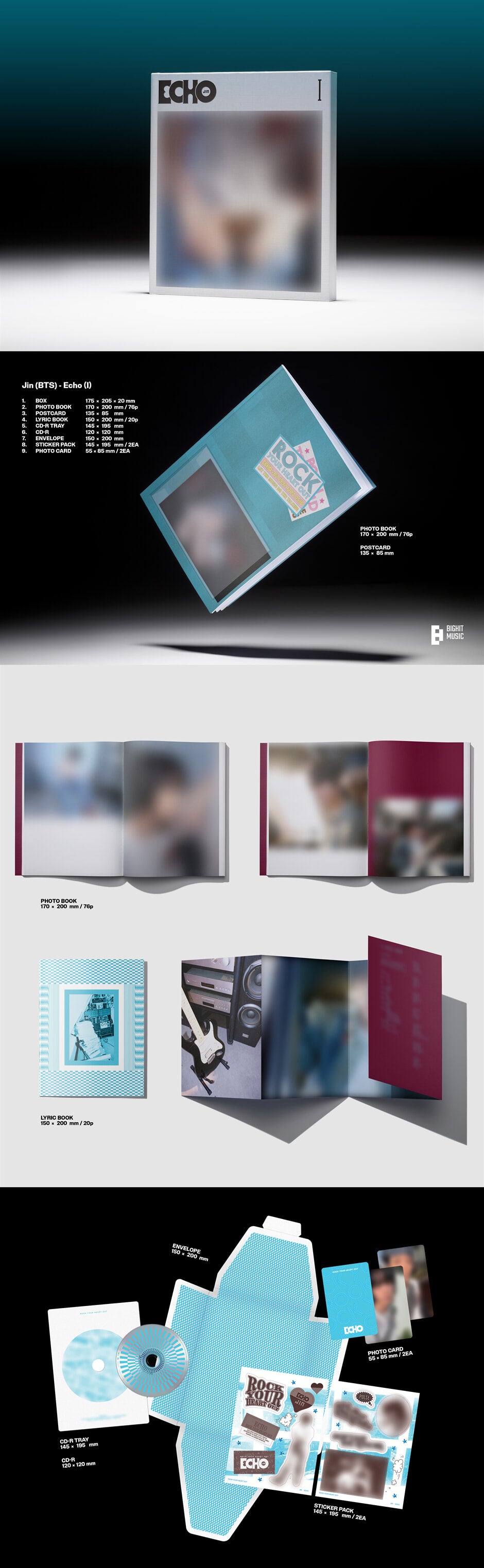 JIN - Echo (2nd Mini Album) Photobook Ver.