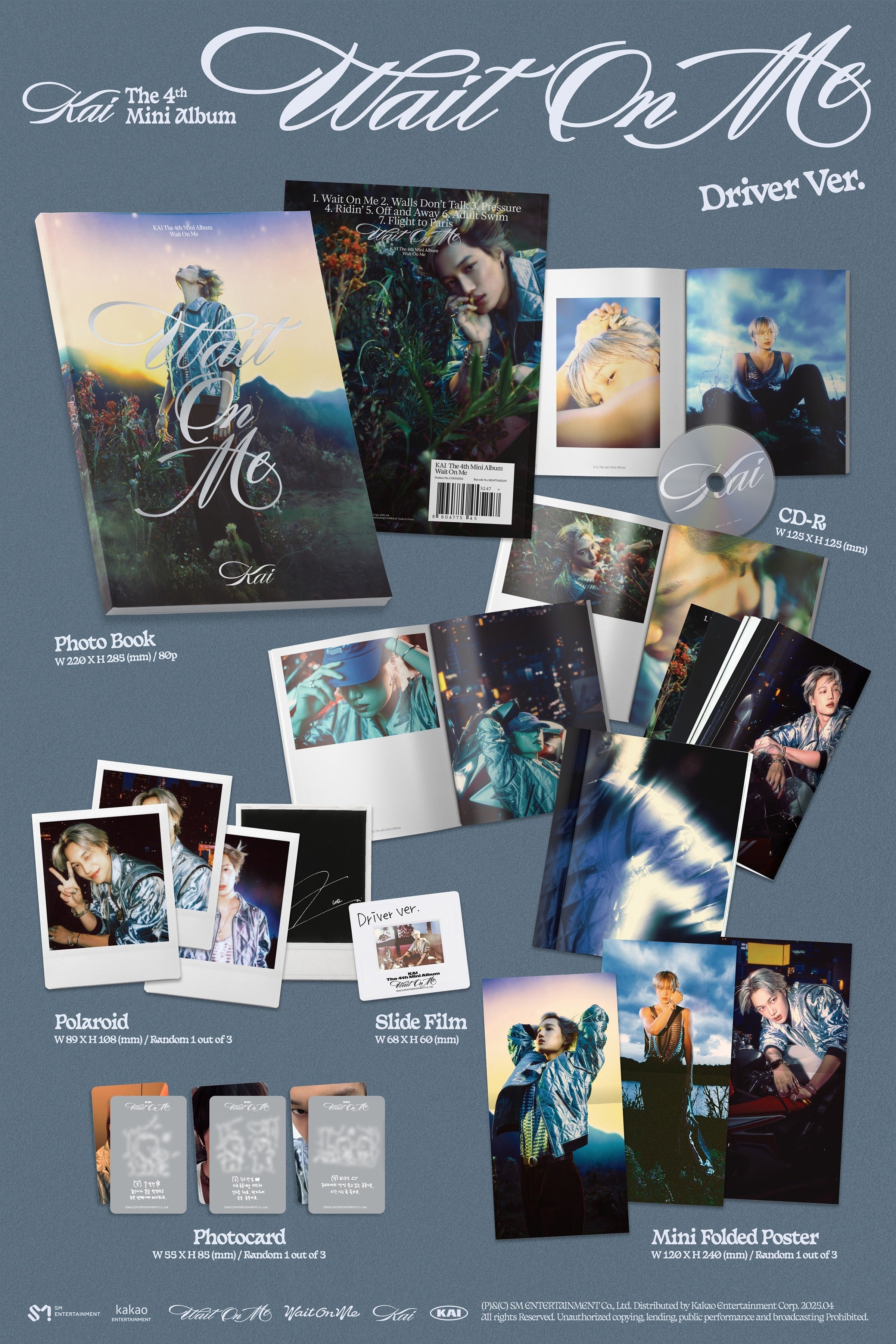 KAI - Wait On Me (4th Mini Album) Photo Book Ver. (Random Ver.)