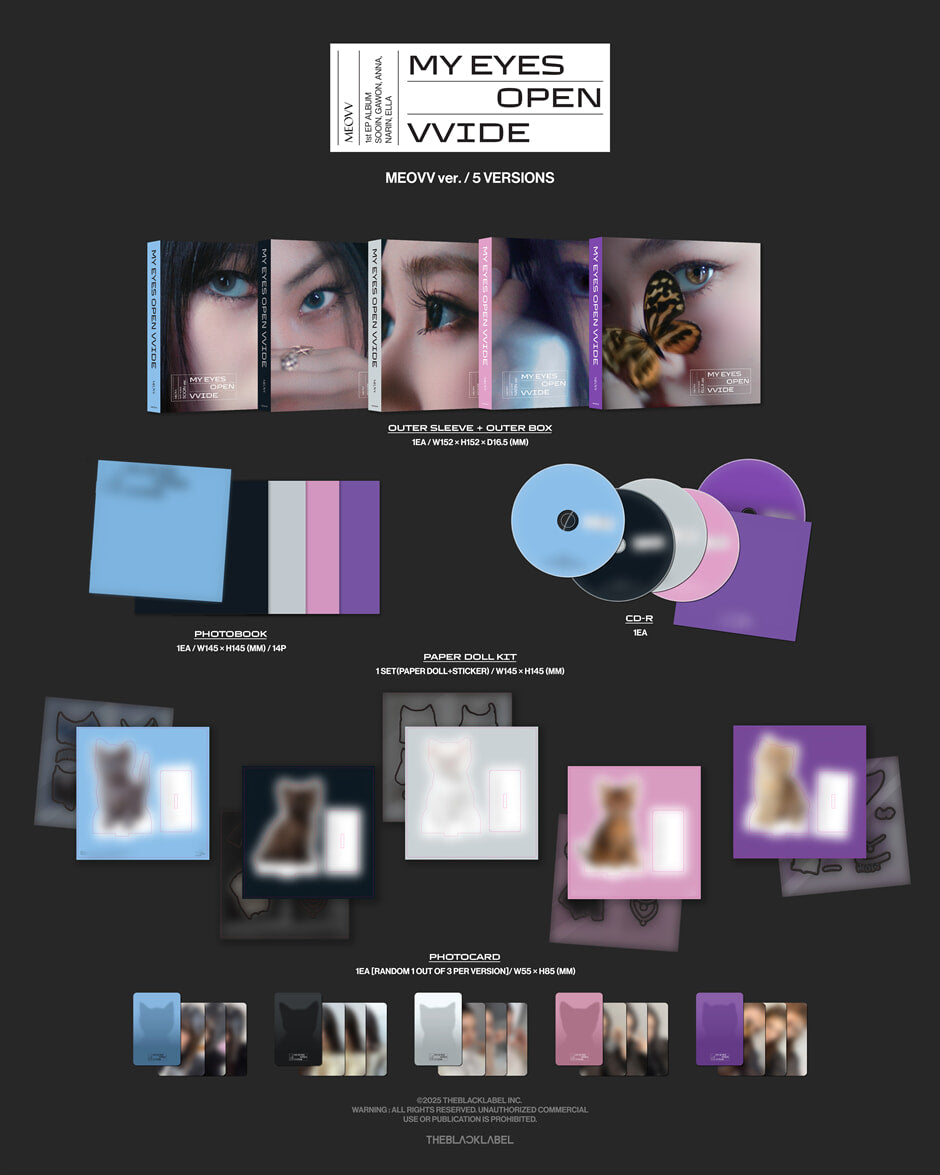 MEOVV - MY EYES OPEN VVIDE (1st EP Album) MEOVV Ver.