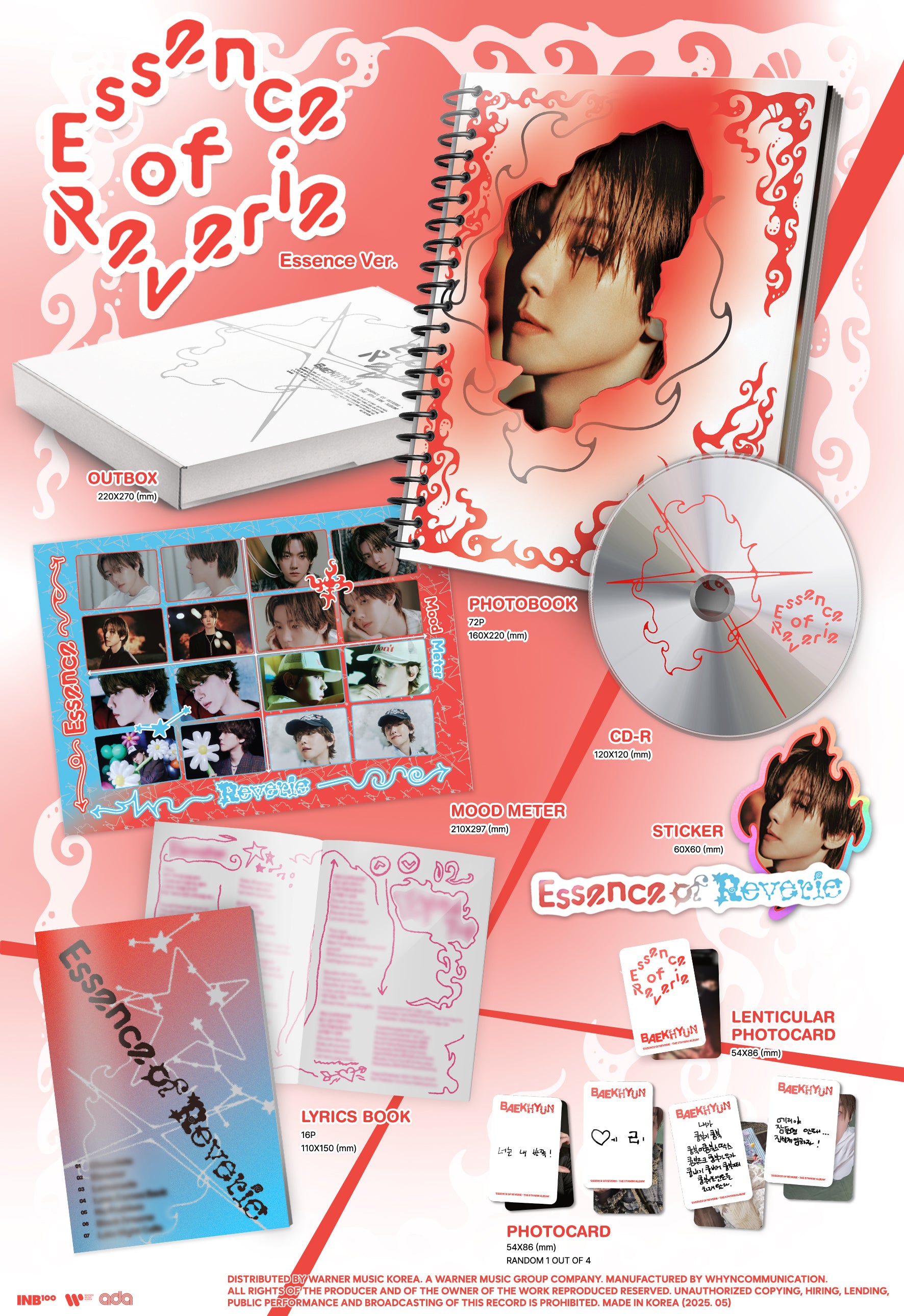 BAEKHYUN - Essence of Reverie (5th Mini Album) Photobook Ver.