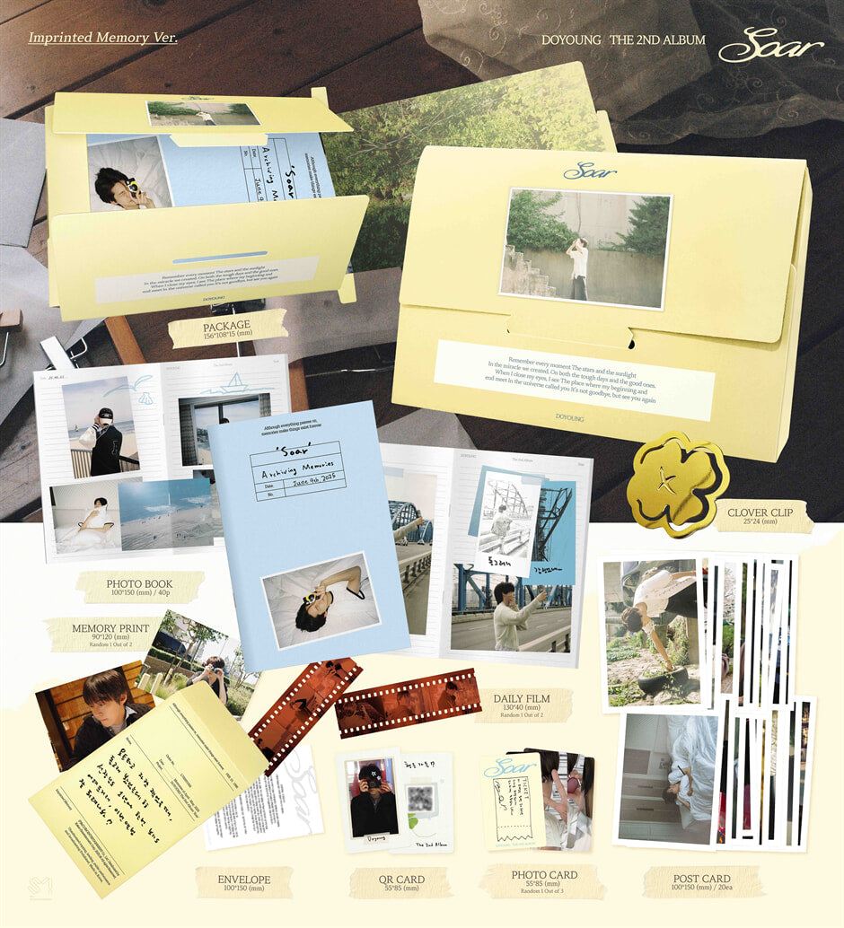 DOYOUNG - Soar (2nd Album) Imprinted Memory Ver. Smart Album