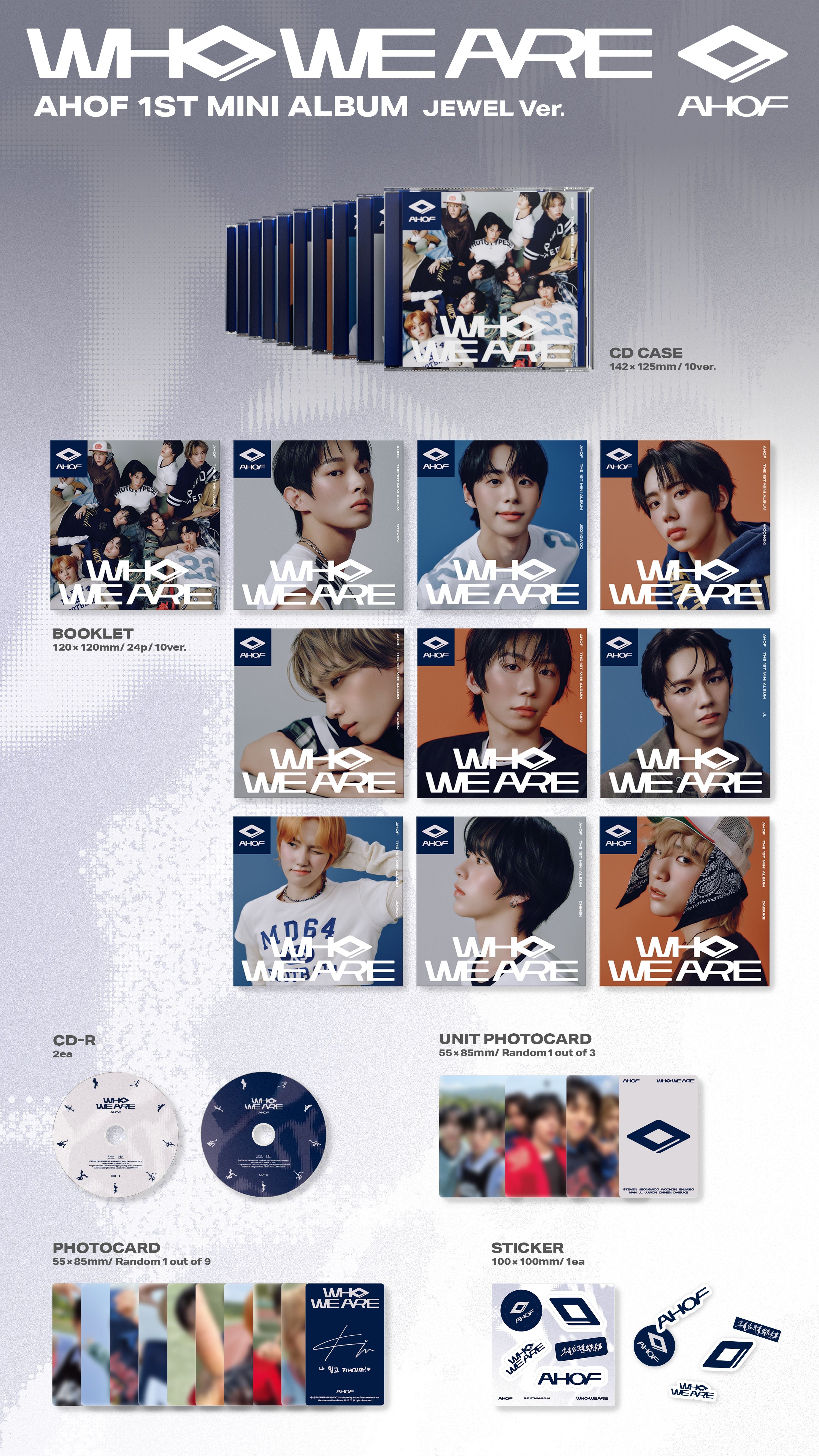 AHOF - WHO WE ARE (1st Mini Album) Jewel Ver.