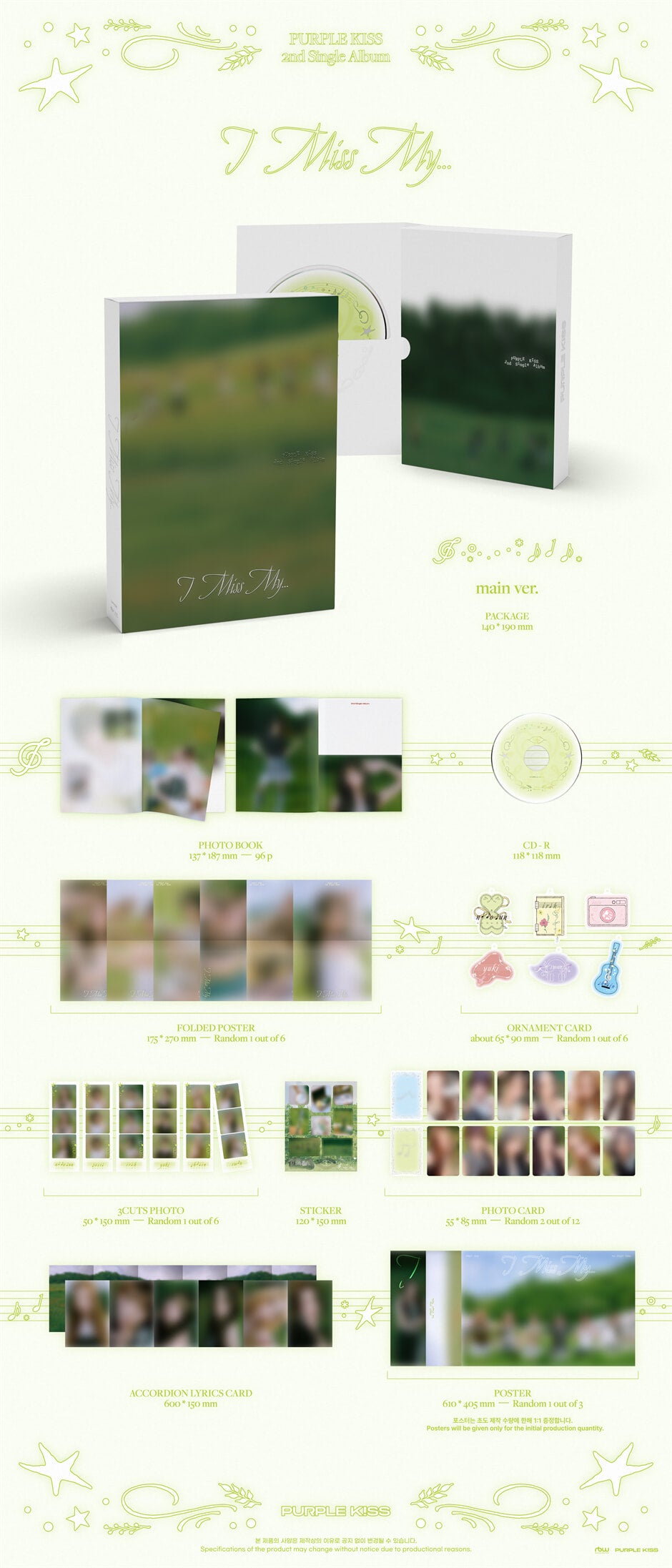 PURPLE KISS - I Miss My... (2nd Single Album) Main Ver.