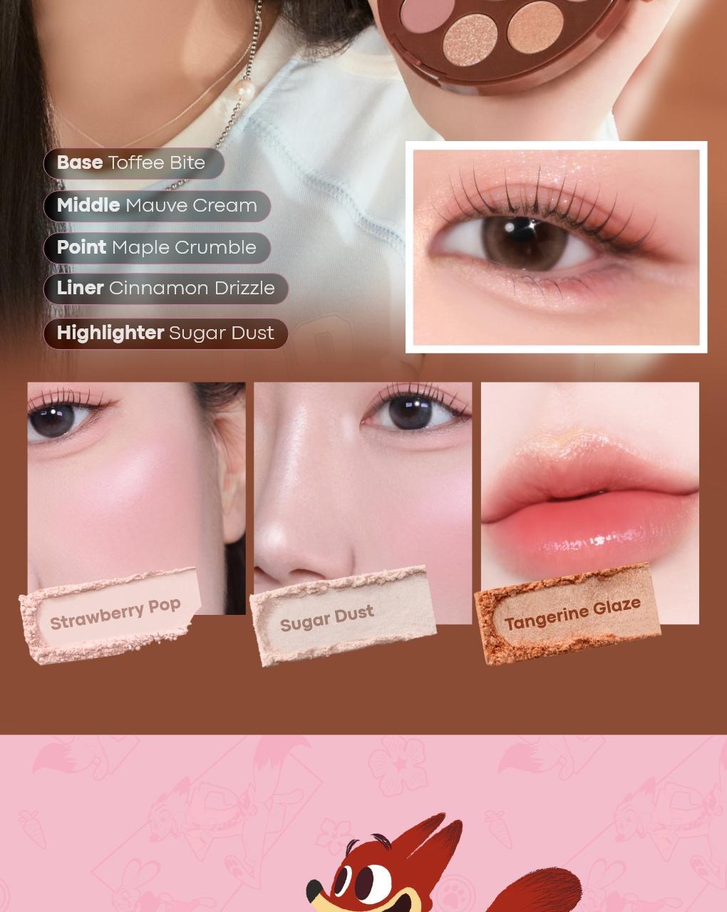 TONYMOLY - Eye Tone Donut Eyeshadow Palette (Zootopia Edition)