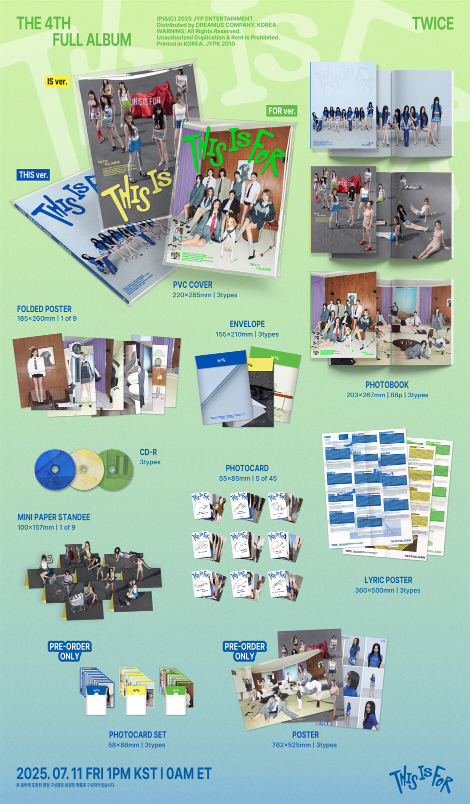 TWICE - THIS IS FOR CONFETTI (4th Full Album)