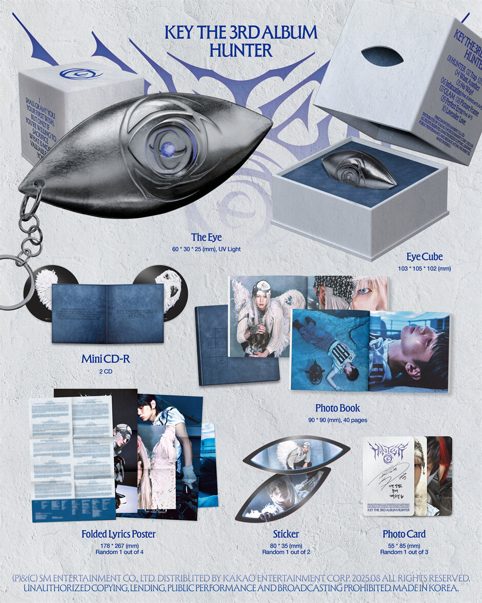 KEY - HUNTER (3rd Album) The Cube Ver. [Pre-Order]