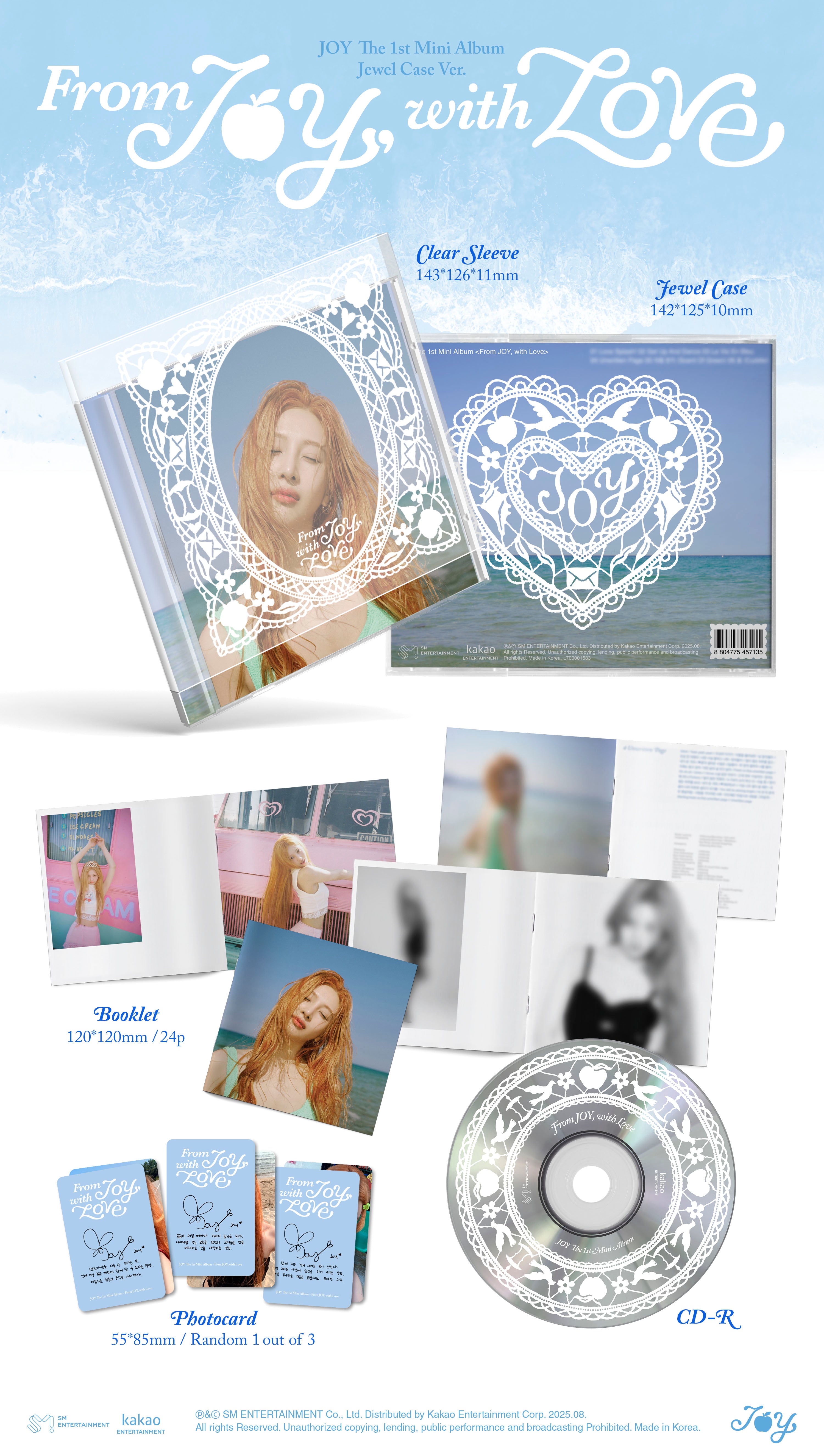 JOY - From JOY, with Love (1st Mini Album) Jewel Case Ver. [PRE-ORDER]