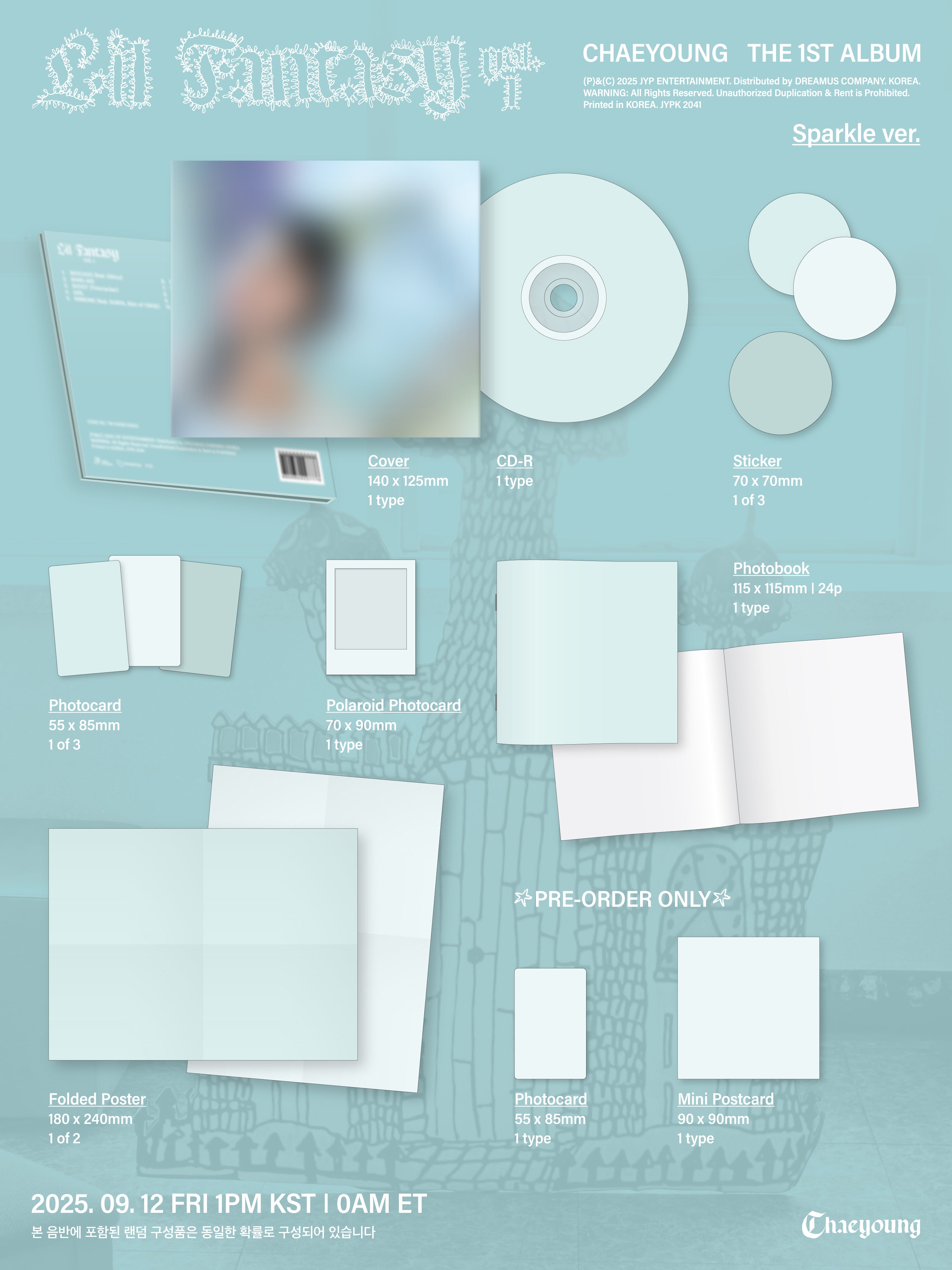 CHAEYOUNG - LIL FANTASY (1st Album Vol.1) Sparkle Ver. [PRE-ORDER]