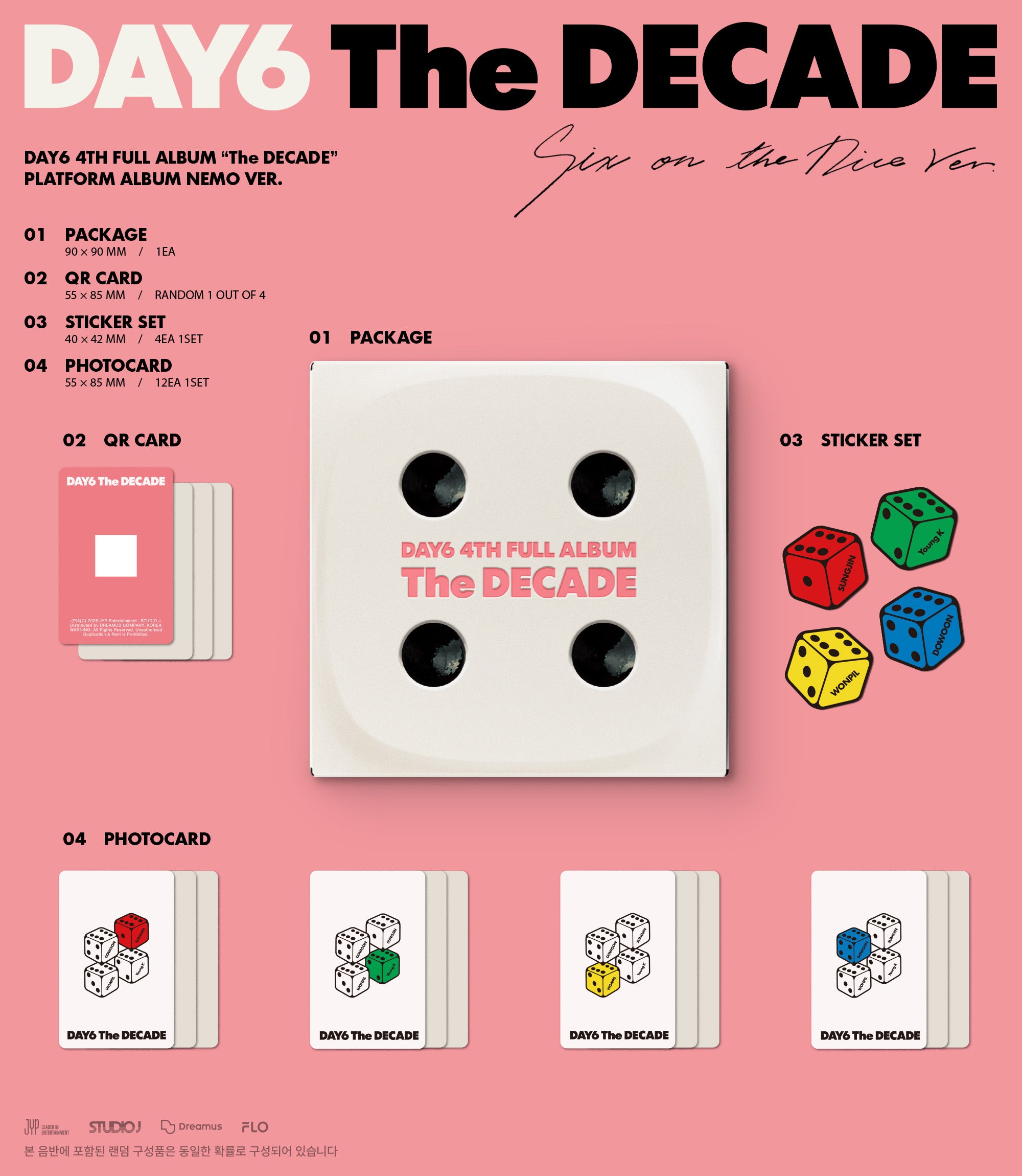 DAY6 - The DECADE (4th Full Album) Platform Album Nemo Ver.