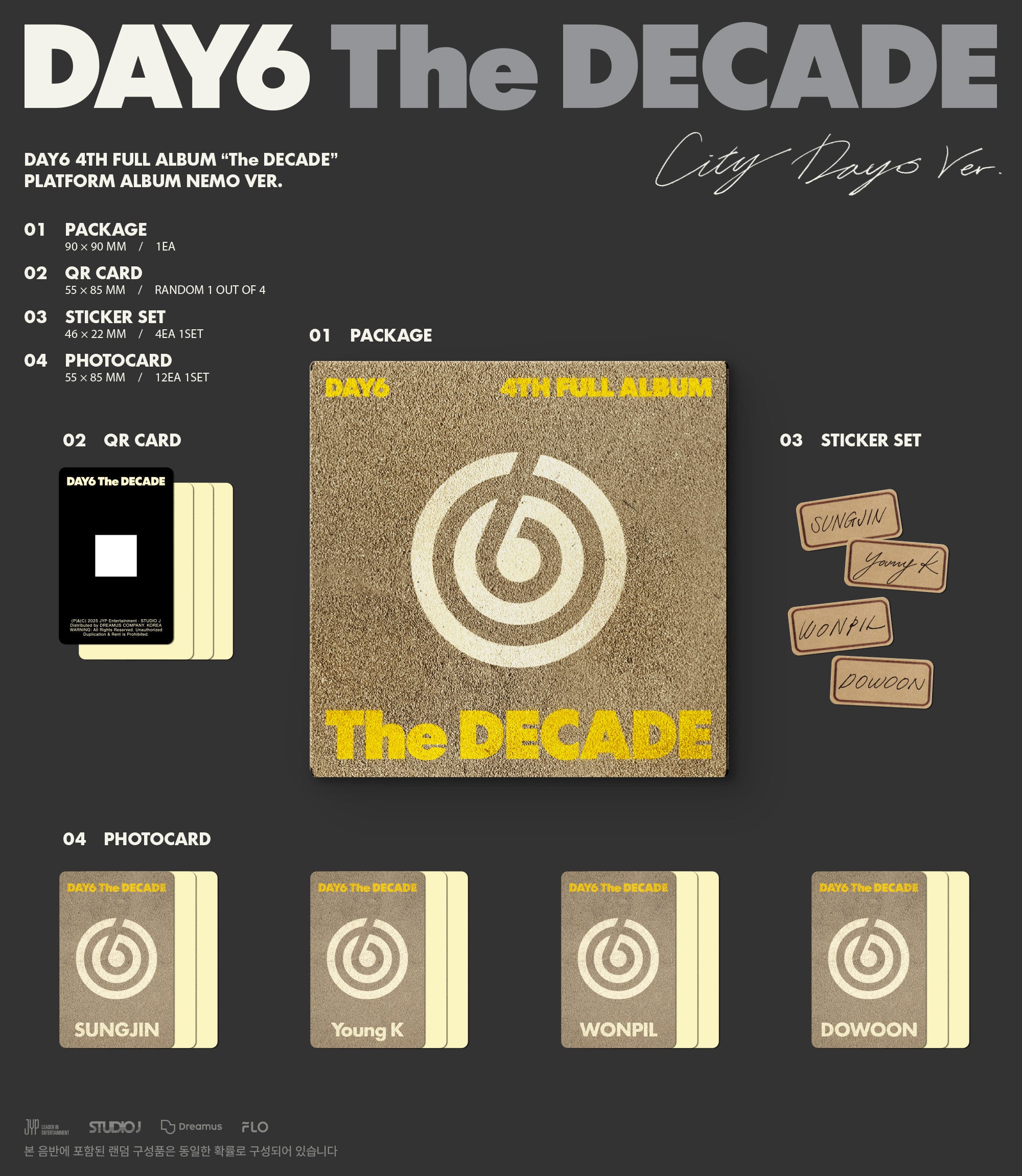 DAY6 - The DECADE (4th Full Album) Platform Album Nemo Ver.