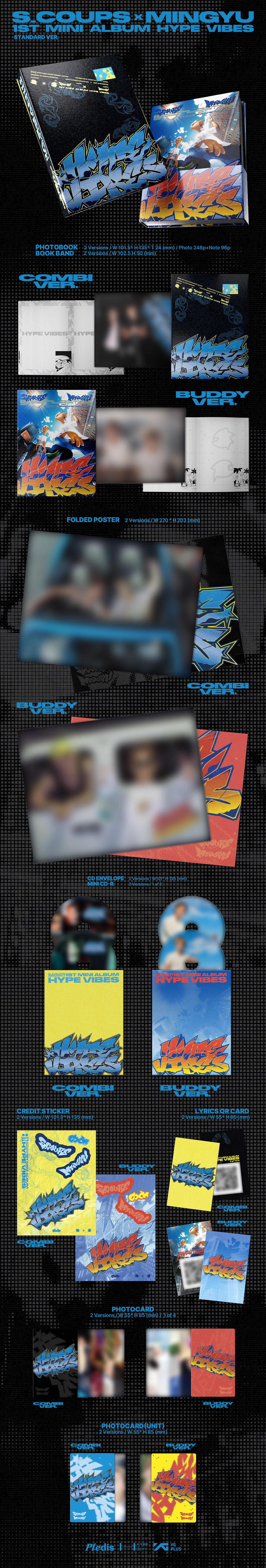 S.COUPS X MINGYU - HYPE VIBES (1st Mini Album)