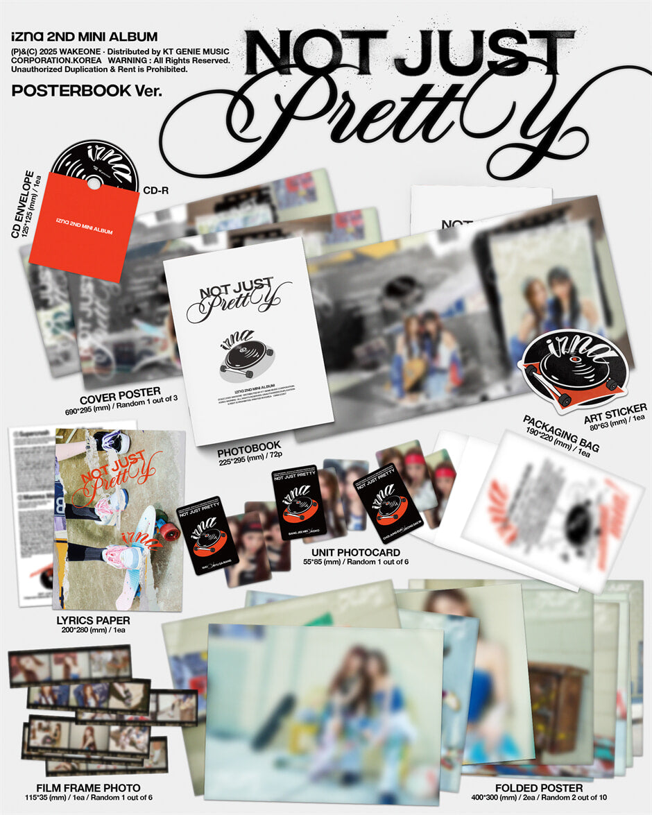 izna - Not Just Pretty (2nd Mini Album) Poster Book Ver.