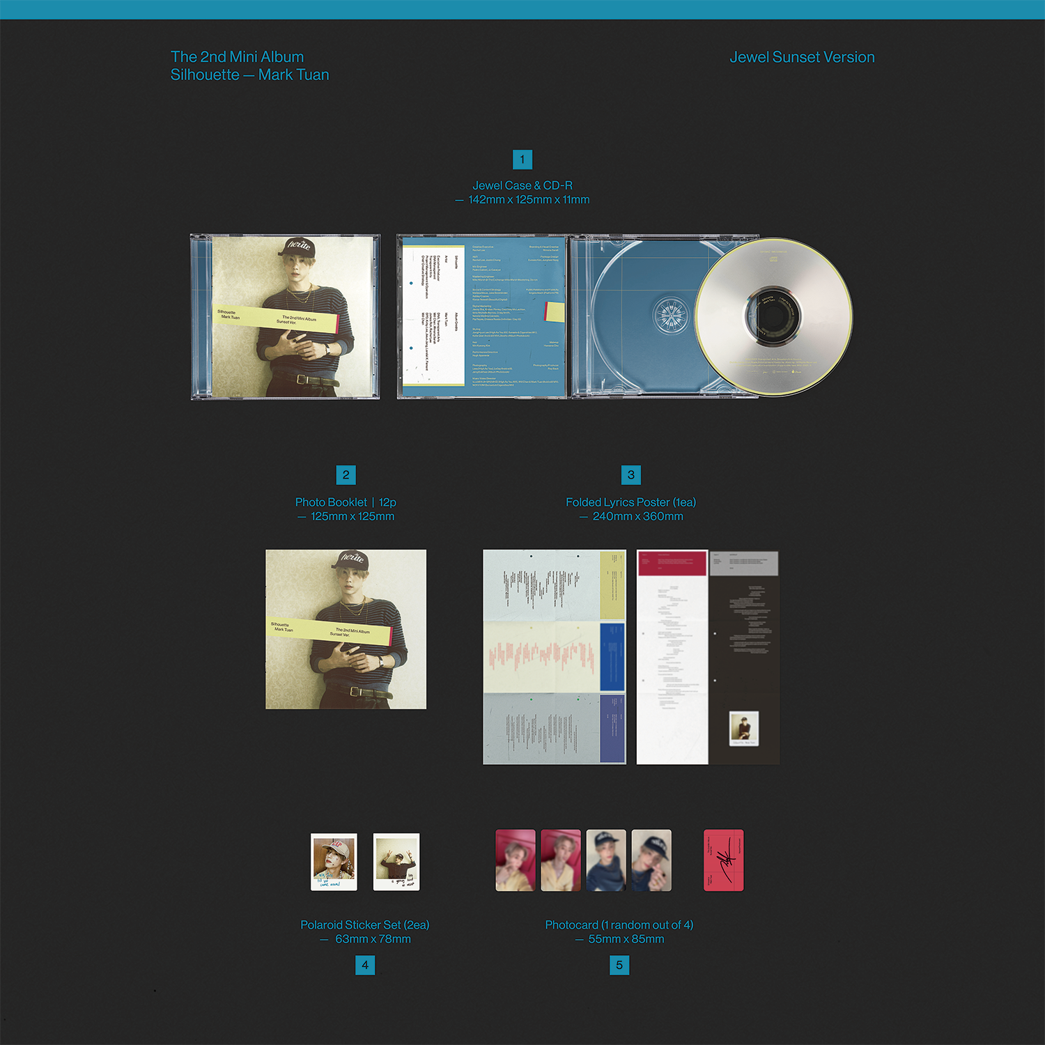 Mark Tuan - Silhouette (2nd Mini Album) Jewel Ver.
