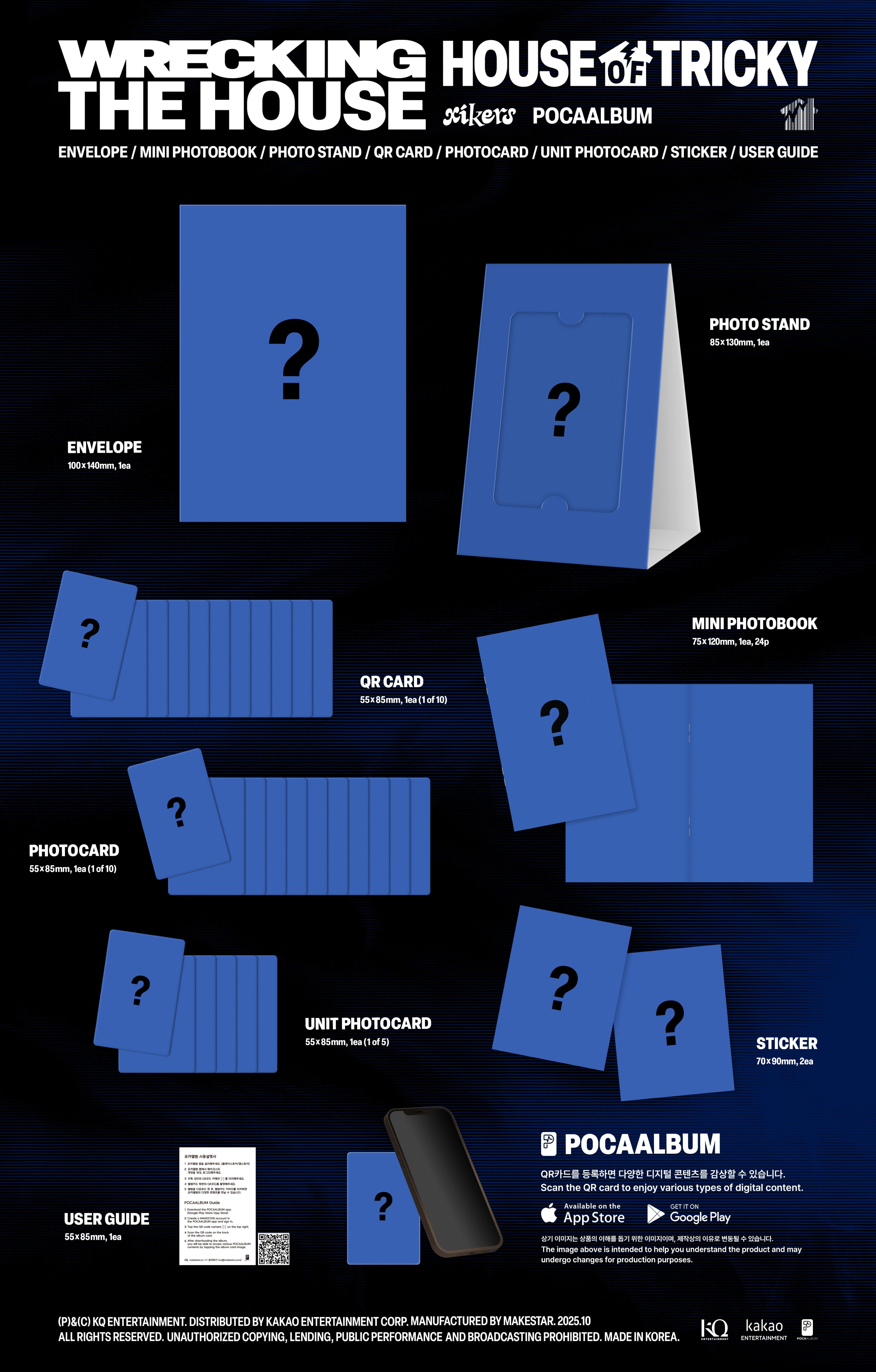 xikers - HOUSE OF TRICKY: WRECKING THE HOUSE (6th Mini Album) (POCAALBUM) [Pre-Order]