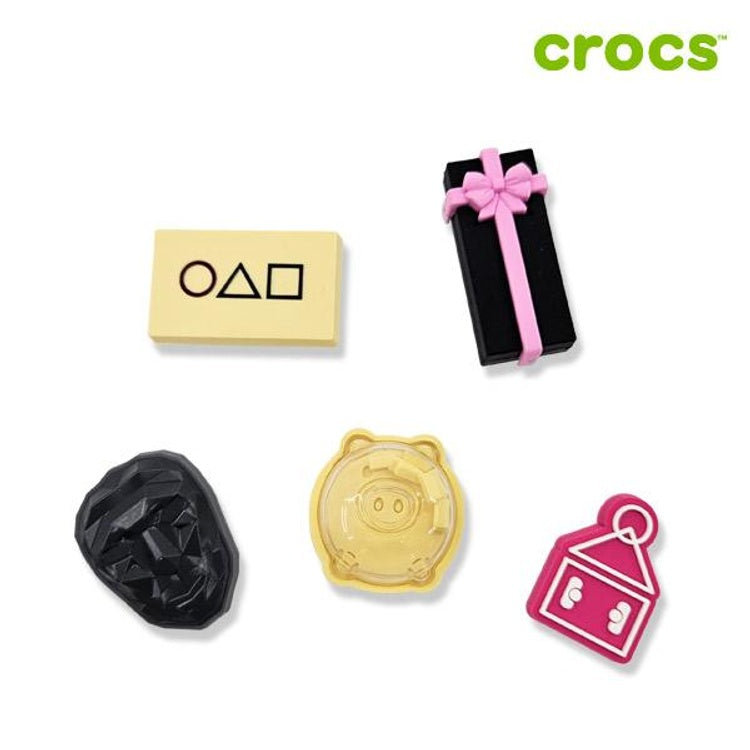 CROCS Jibbitz Charms Original Set (5EA) Squid Game Edition