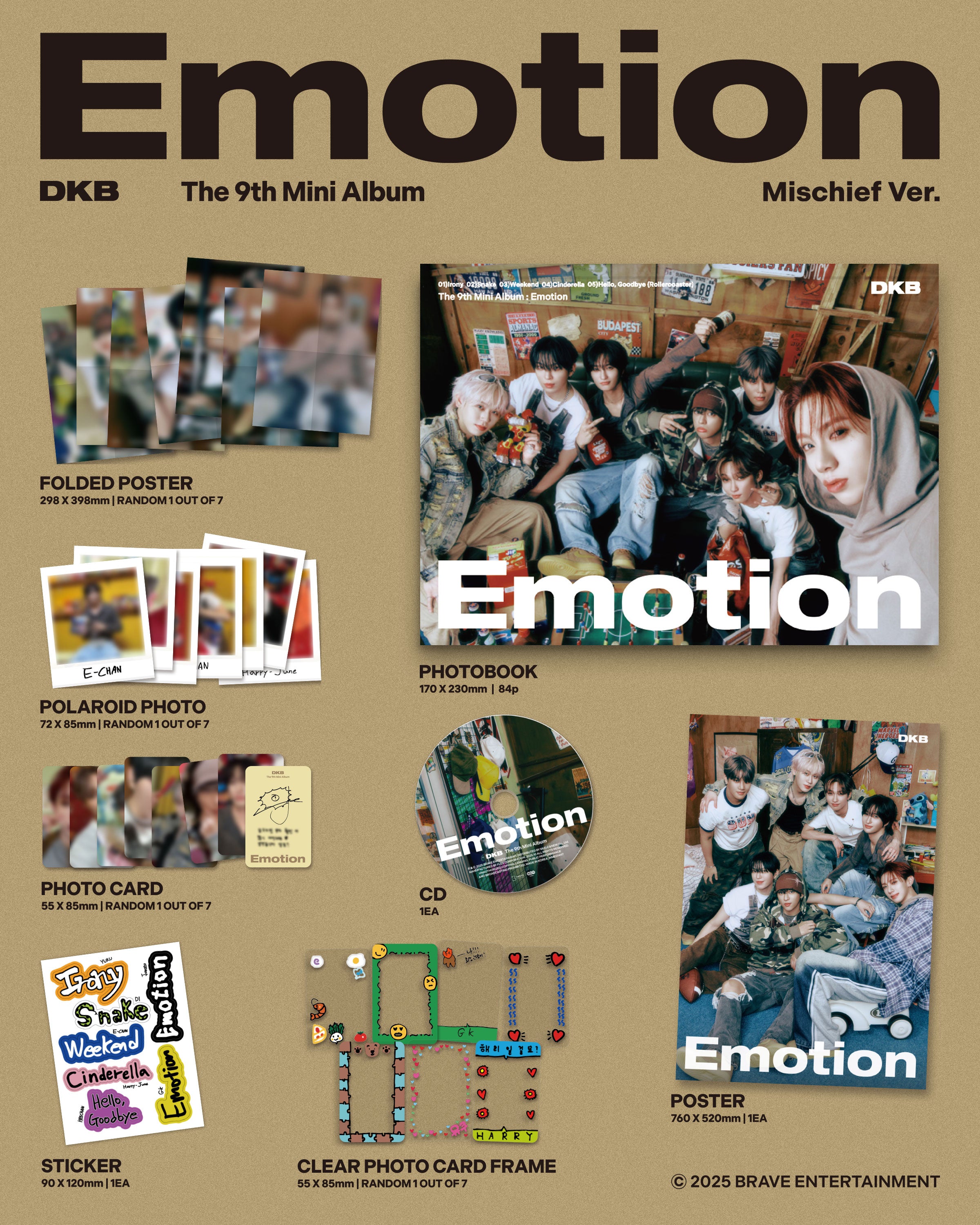 DKB - Emotion (9th Mini Album)