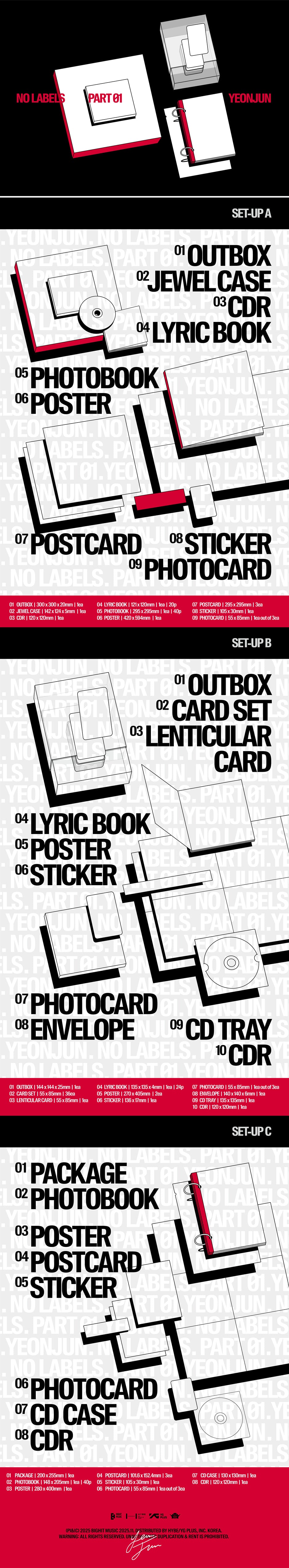 YEONJUN - NO LABELS: PART 01 [Pre-Order]