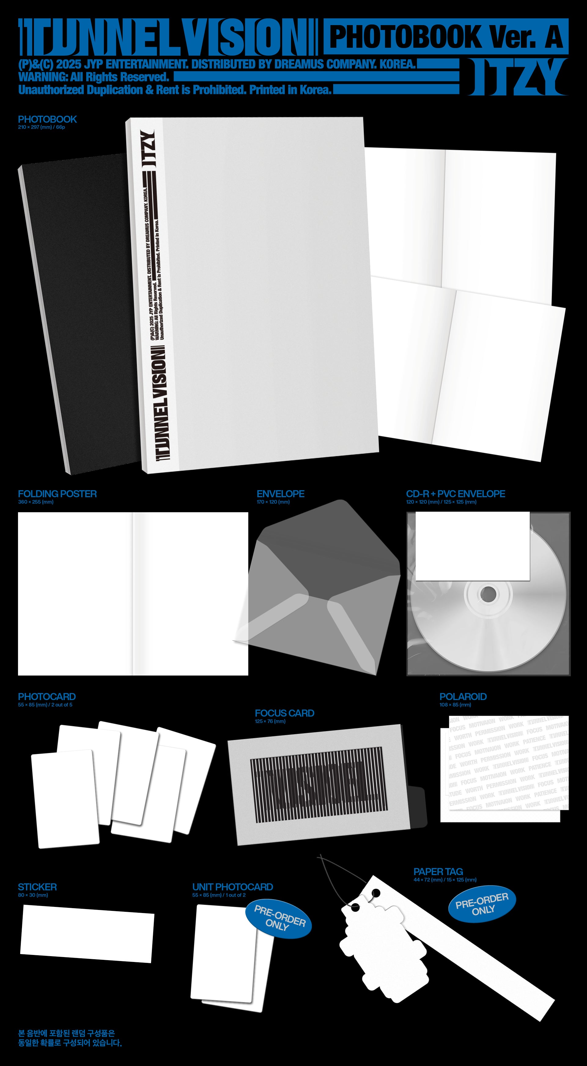 ITZY - TUNNEL VISION (11th Mini Album) Photobook Ver. [Pre-Order]