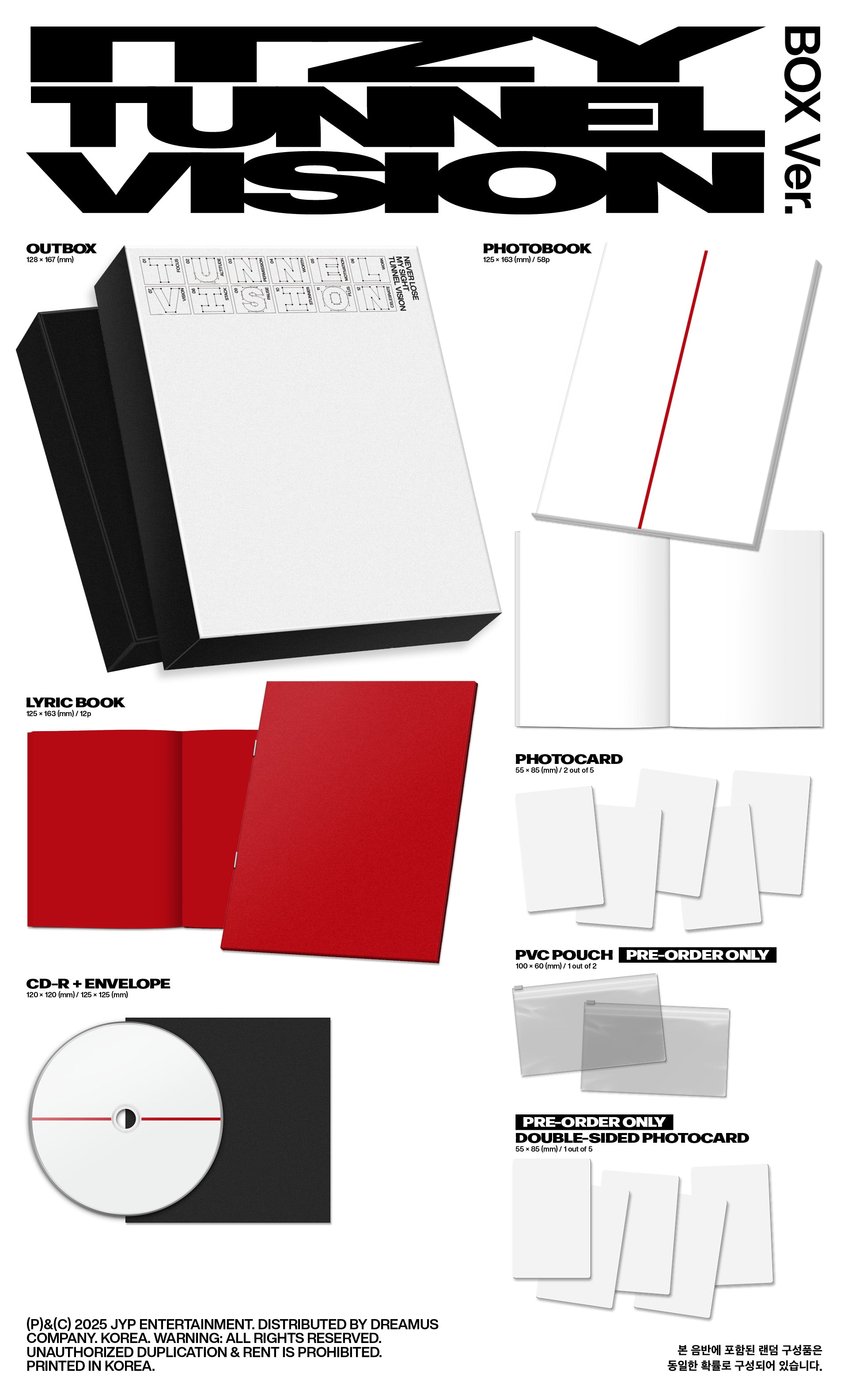 ITZY - TUNNEL VISION (11th Mini Album) Box Ver. [Pre-Order]