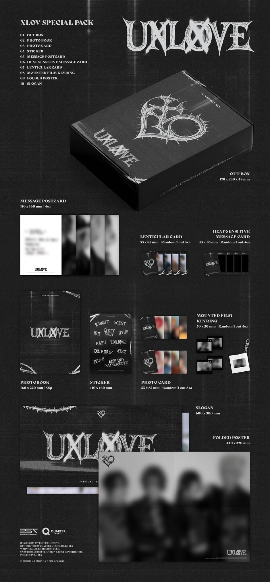 K-POP・アジア XLOV UXLXVE SPECIAL PACK XLOV - UXLXVE (1st Mini Album) Special Pack [Pre-Order] - n.CH