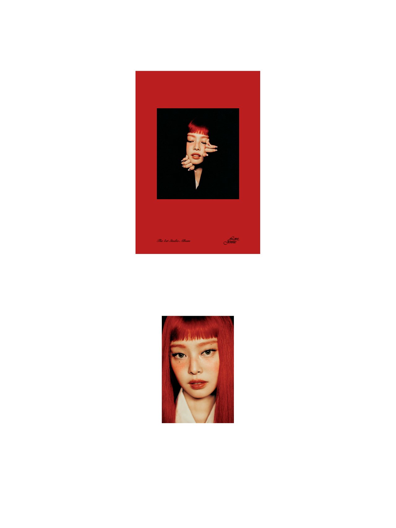 JENNIE - Ruby (1st Studio Album) (Red Color LP, Unsigned)