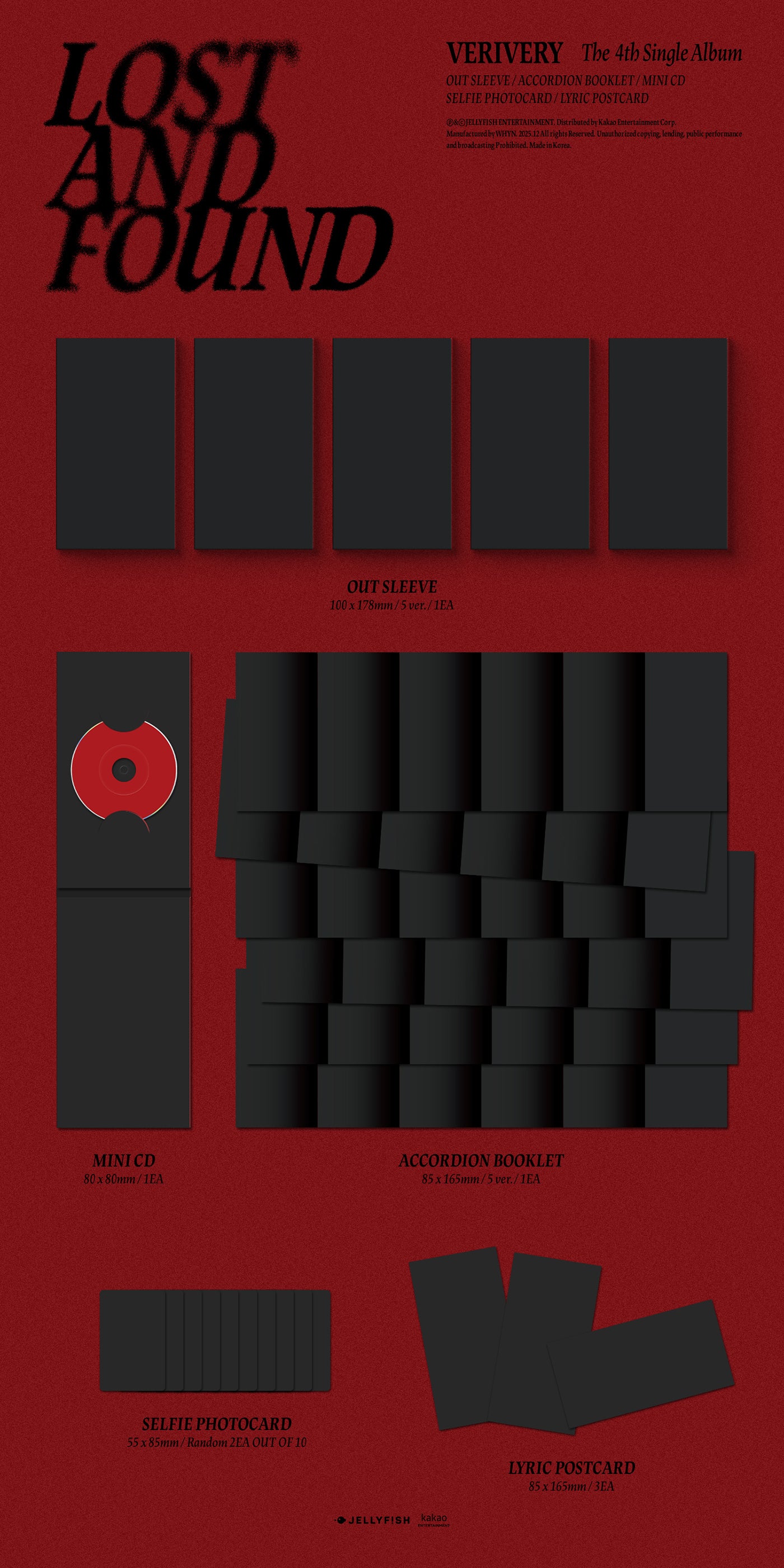 VERIVERY - 4th Single Album *Lost and Found* (Light Ver. | Random Version)