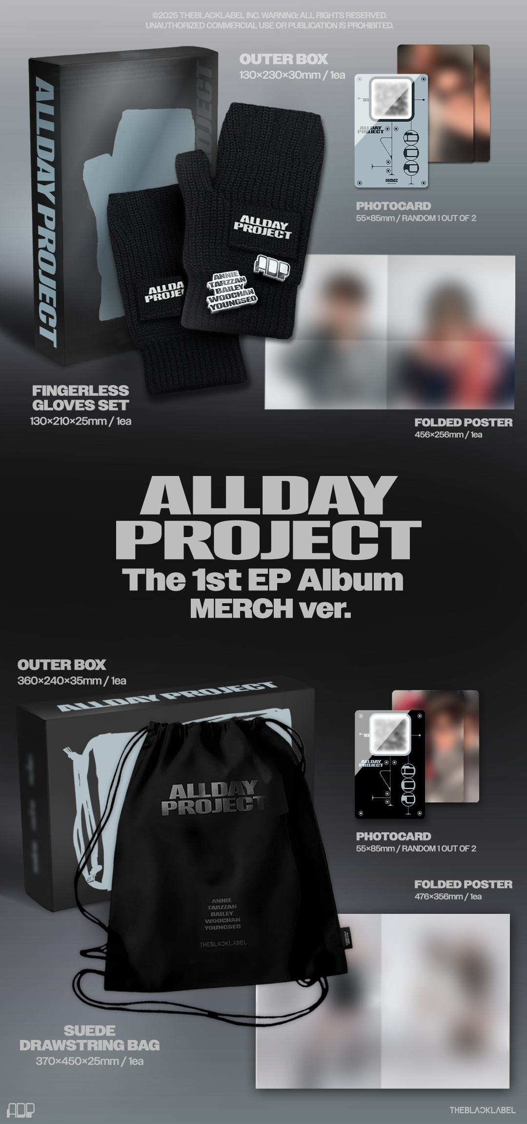 ALLDAY PROJECT - 1st EP Album *ALLDAY PROJECT* (MERCH Ver.)