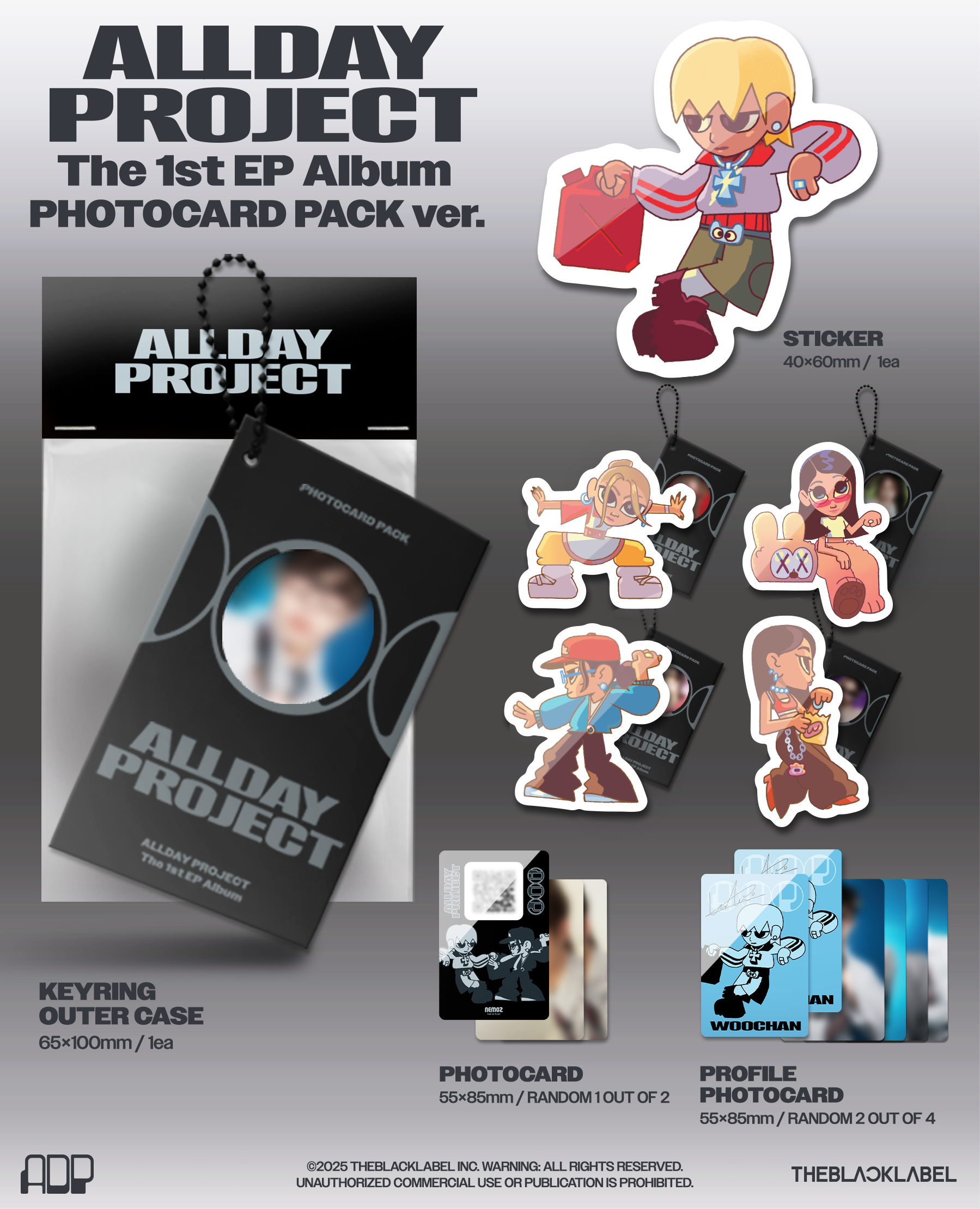 ALLDAY PROJECT - 1st EP Album *ALLDAY PROJECT* (Photocard Pack Ver. | Random Version) [Pre-Order]