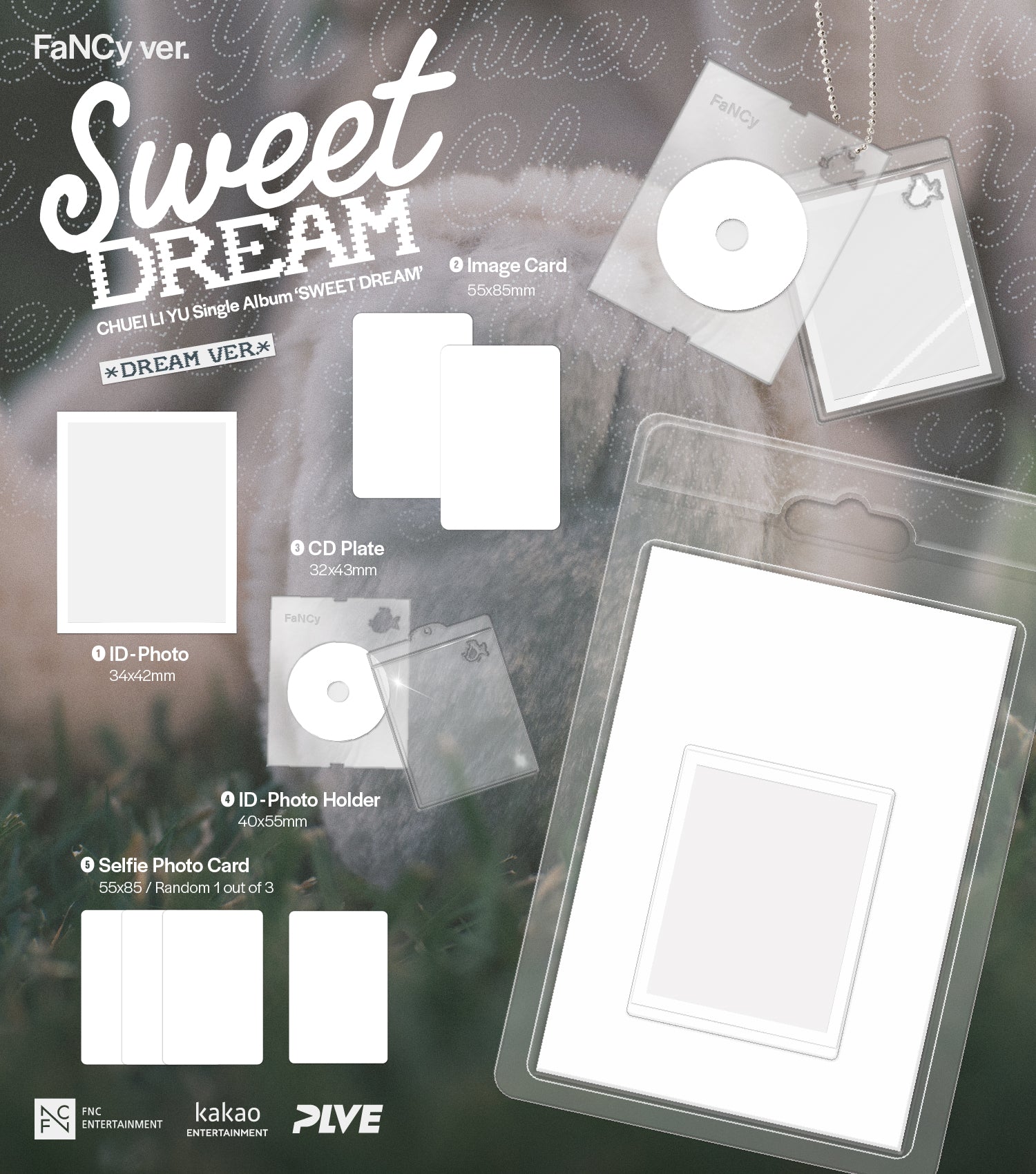 CHUEI LI YU - Single Album *Sweet Dream* (FaNCy Ver. | Random Version) [Pre-Order]