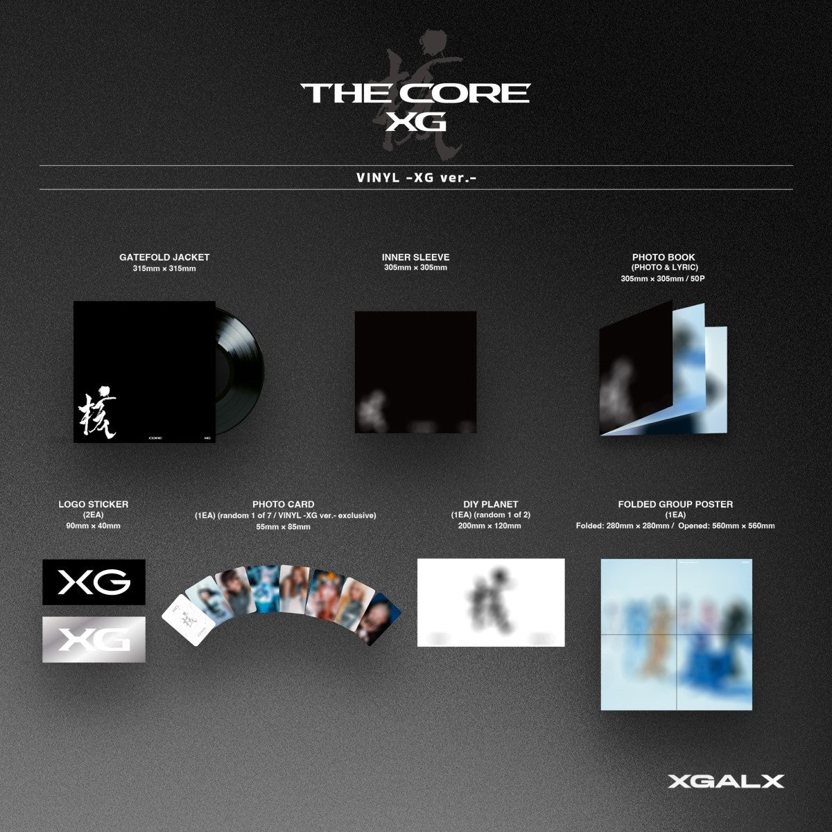 XG - 1st Full Album *THE CORE* (LP)