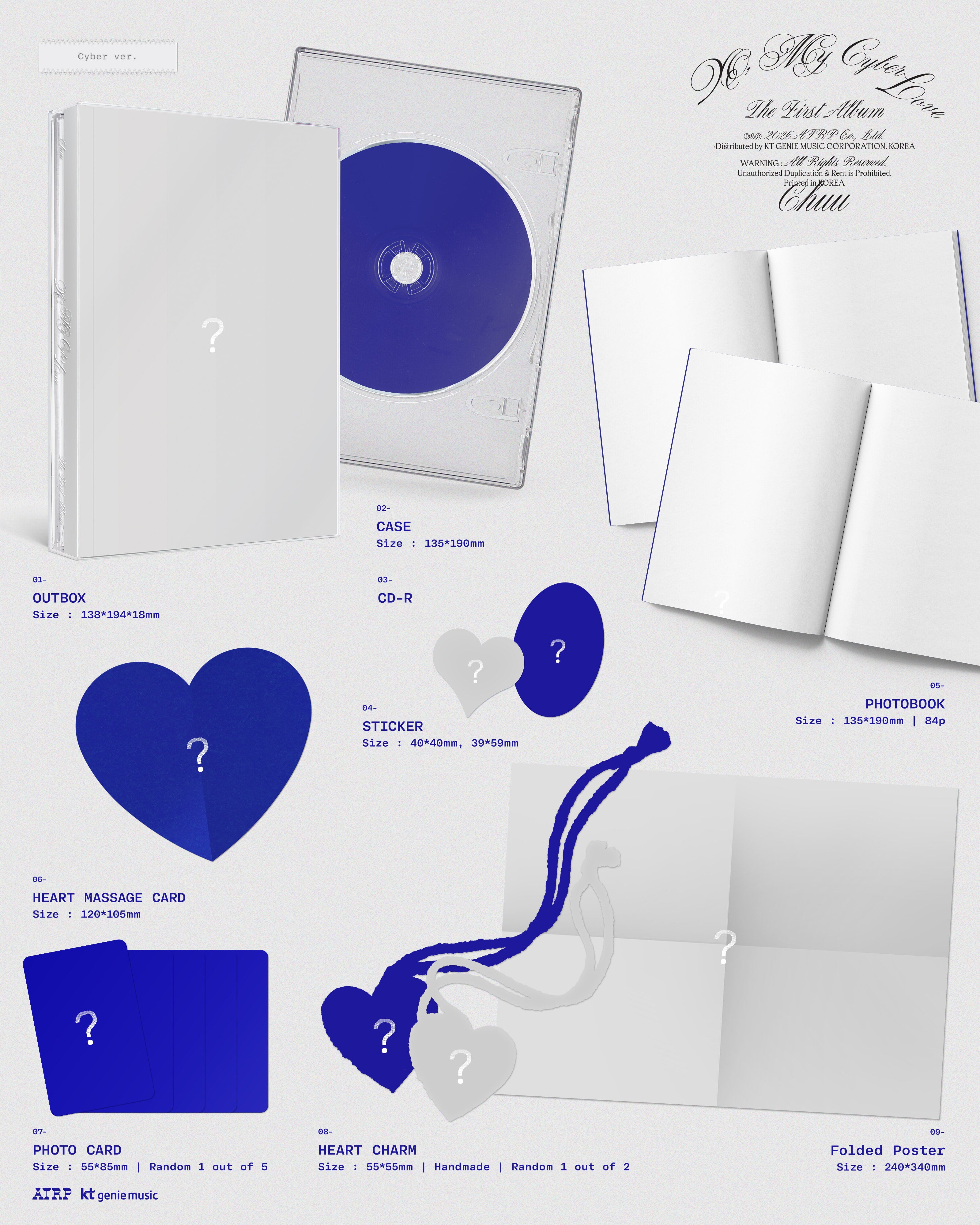 CHUU - 1st Album *XO, My Cyberlove* (Cyber Ver.) [Pre-Order]
