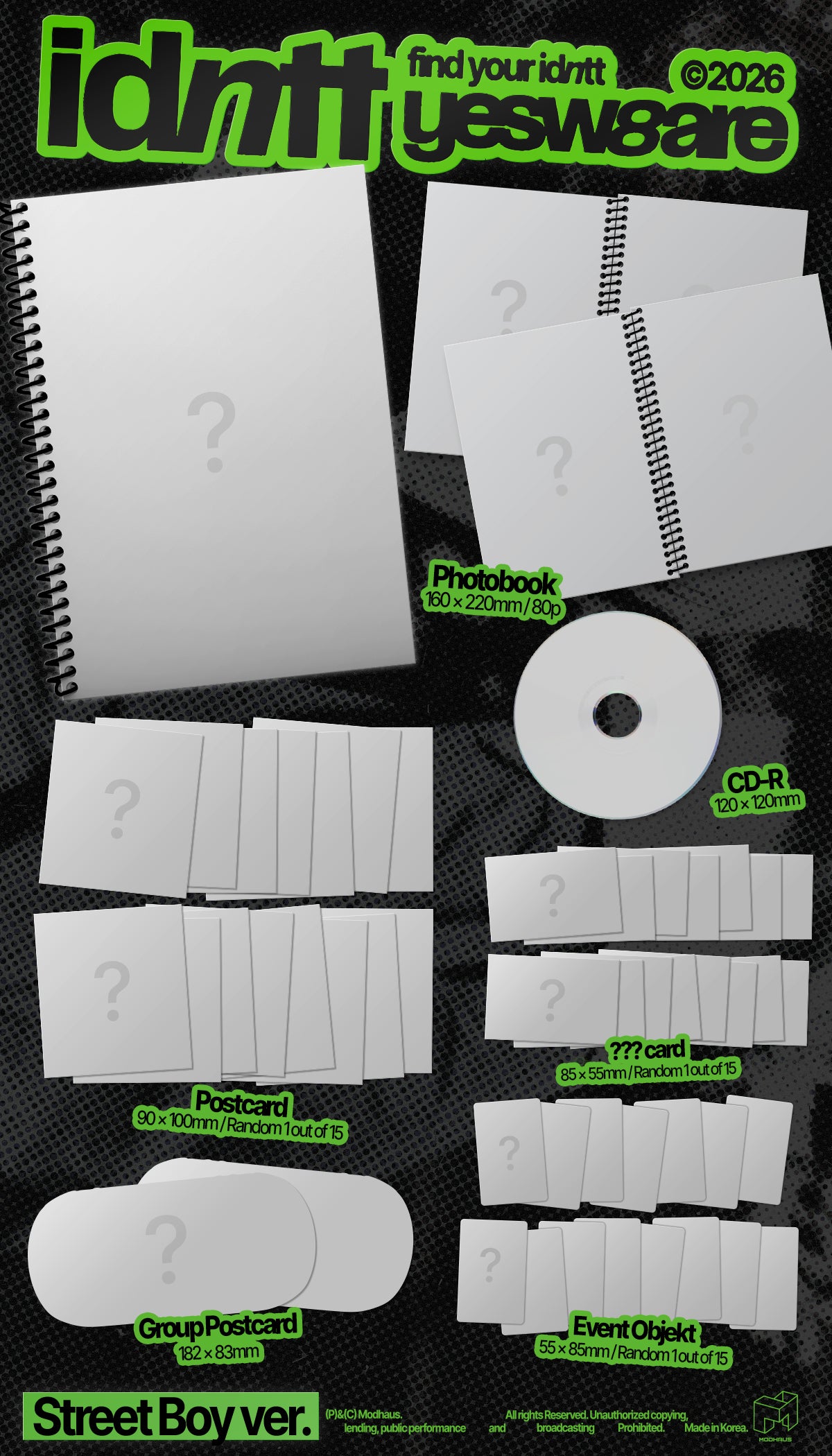 [PRE-ORDER] idntt - Mini Album yesweare