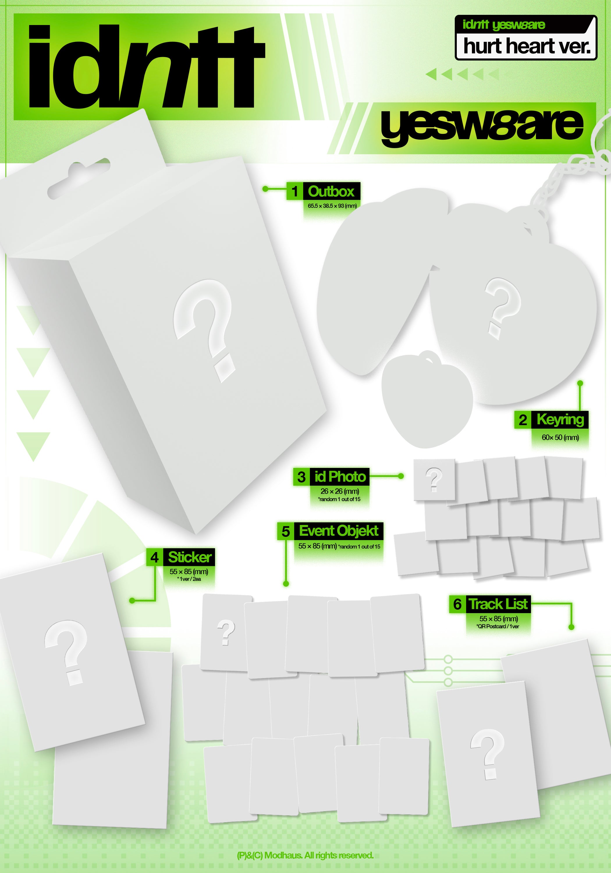 idntt - Mini Album *yesweare* (hurt heart Ver.) [Pre-Order]