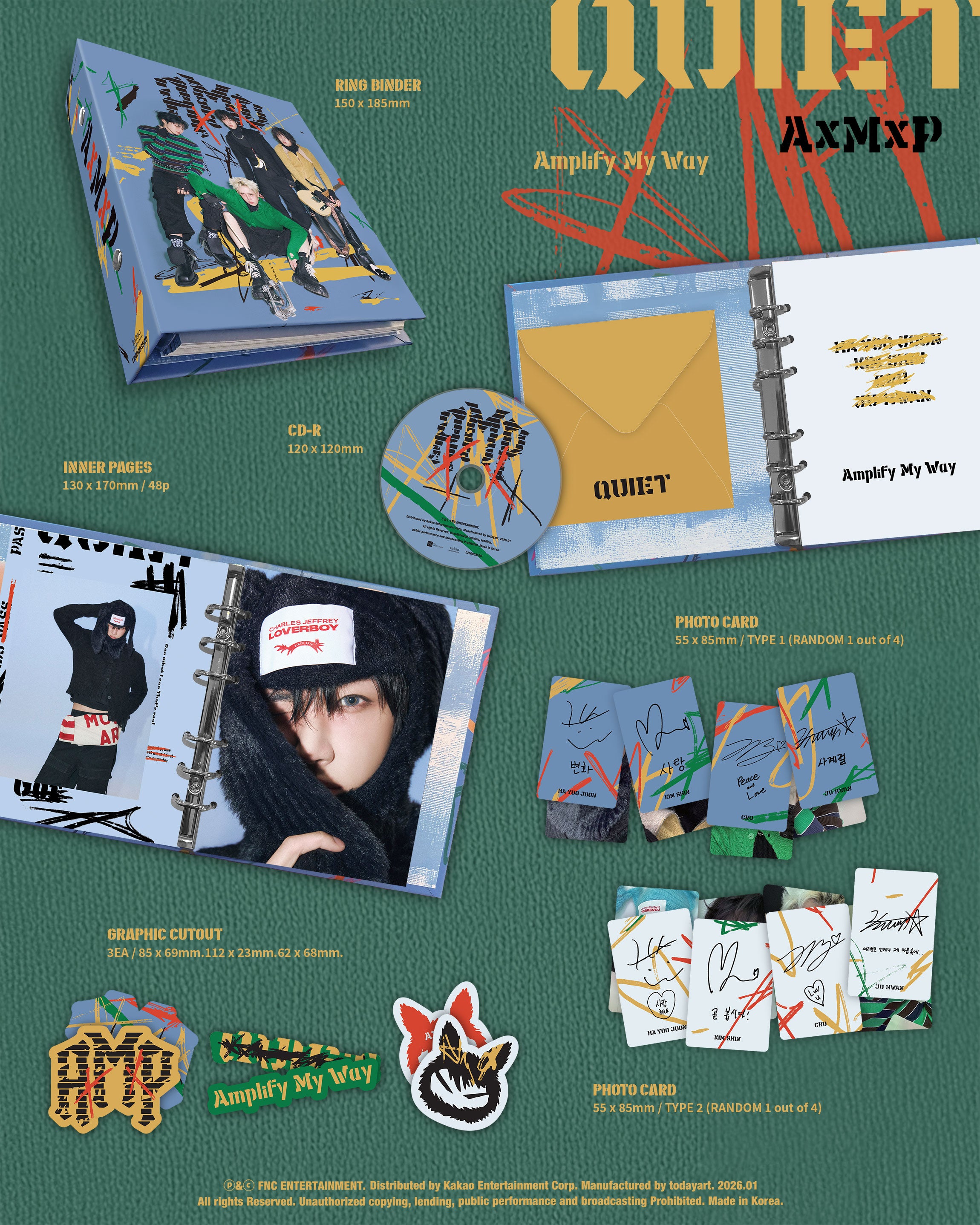AxMxP - 1st Mini Album *Amplify My Way* (QUIET Ver.)