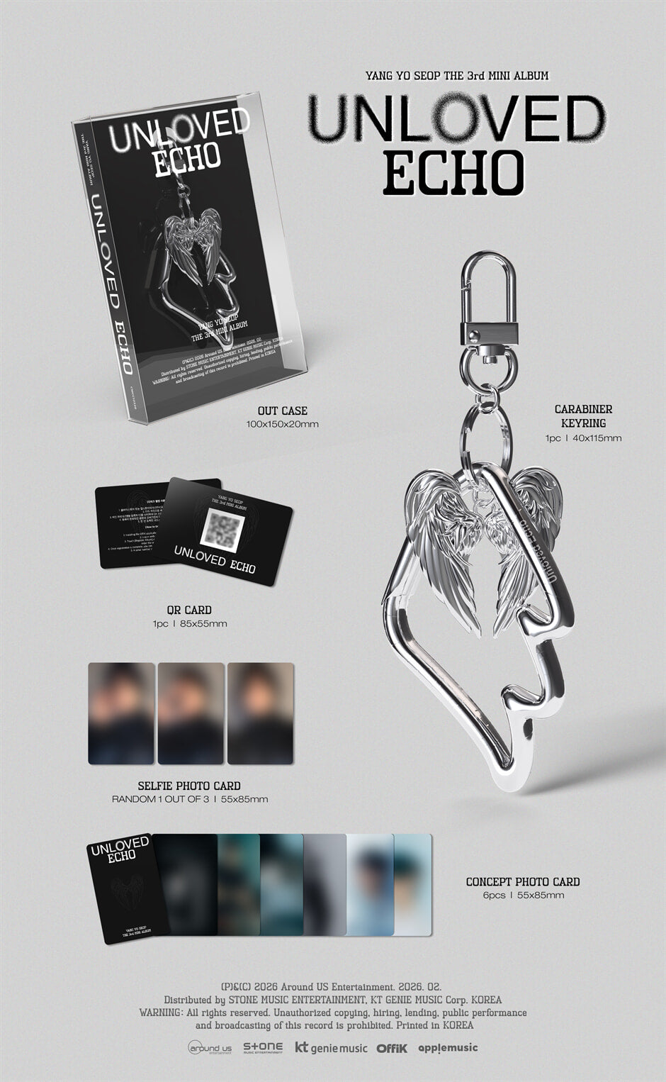 YANG YO SEOP - Unloved Echo (3rd Mini Album) (Platform Version)