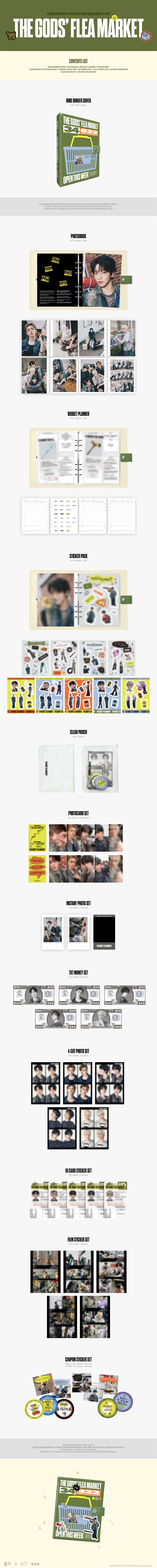 [PRE-ORDER] TOMORROW X TOGETHER - 2026 DECO KIT
