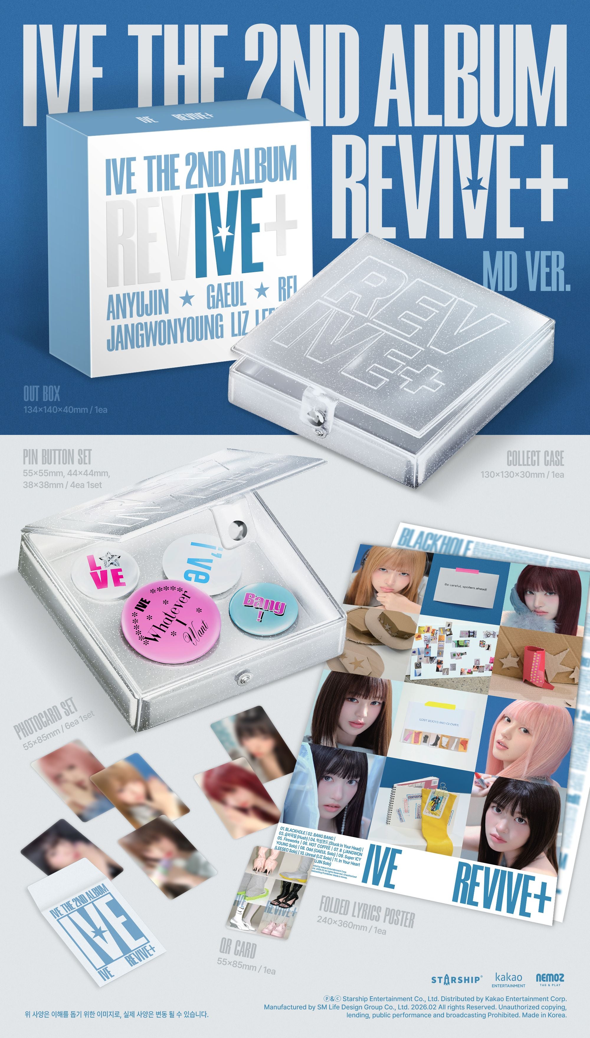IVE - REVIVE+ (2nd Album) (MD Version)