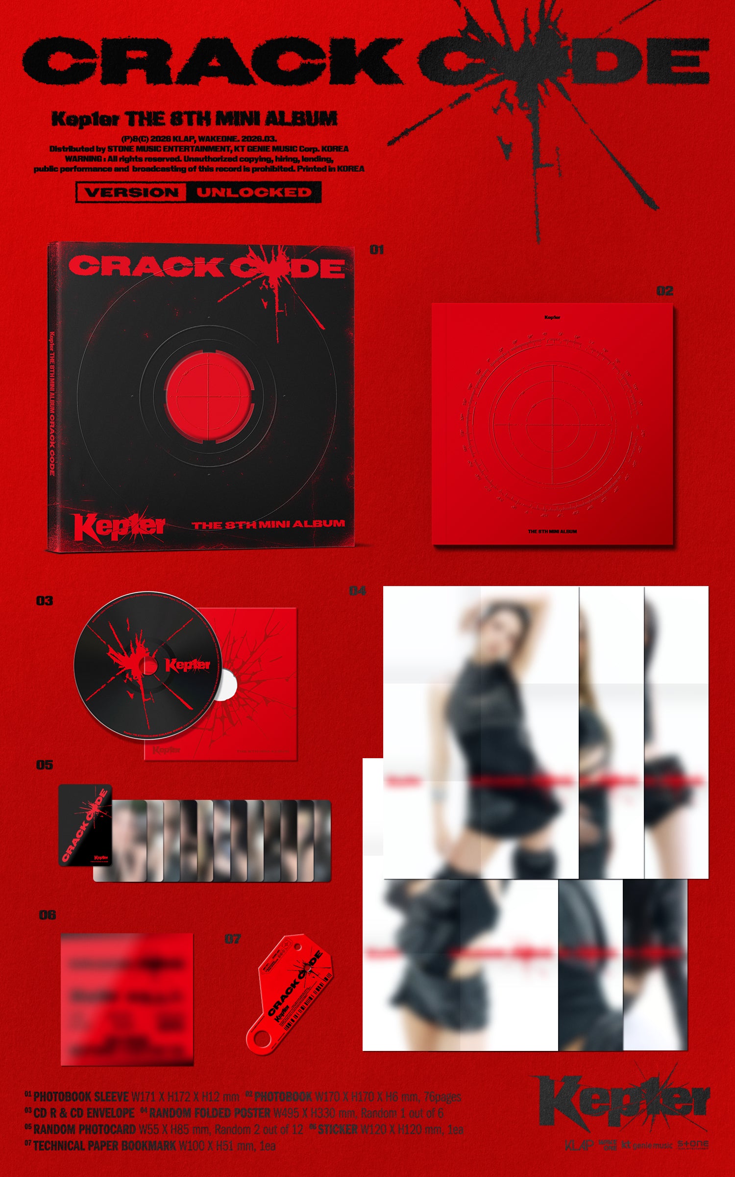 Kep1er - 8th Mini Album CRACK CODE