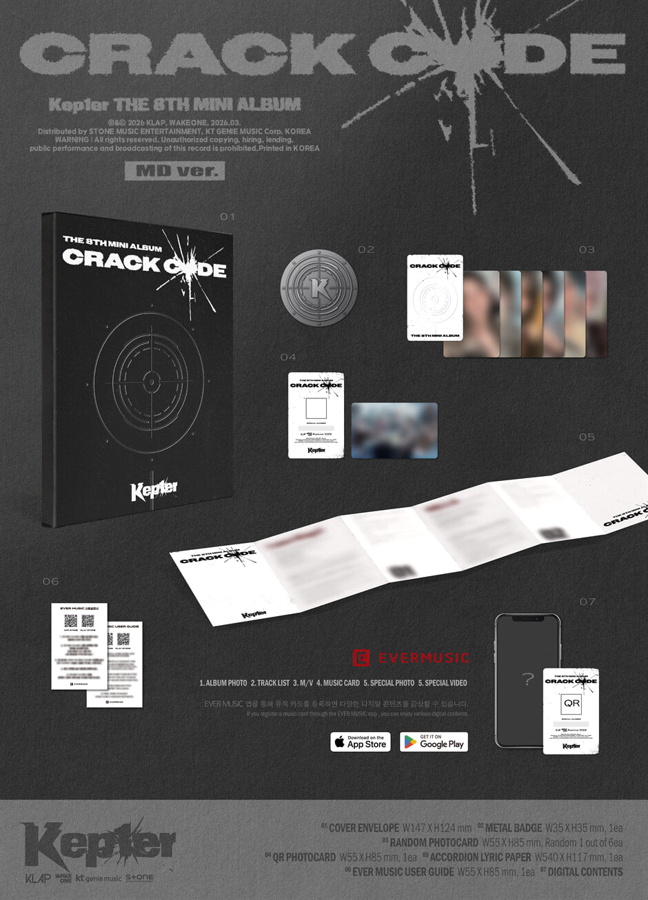 Kep1er - CRACK CODE (8th Mini Album) MD Ver. (Pre-Order)