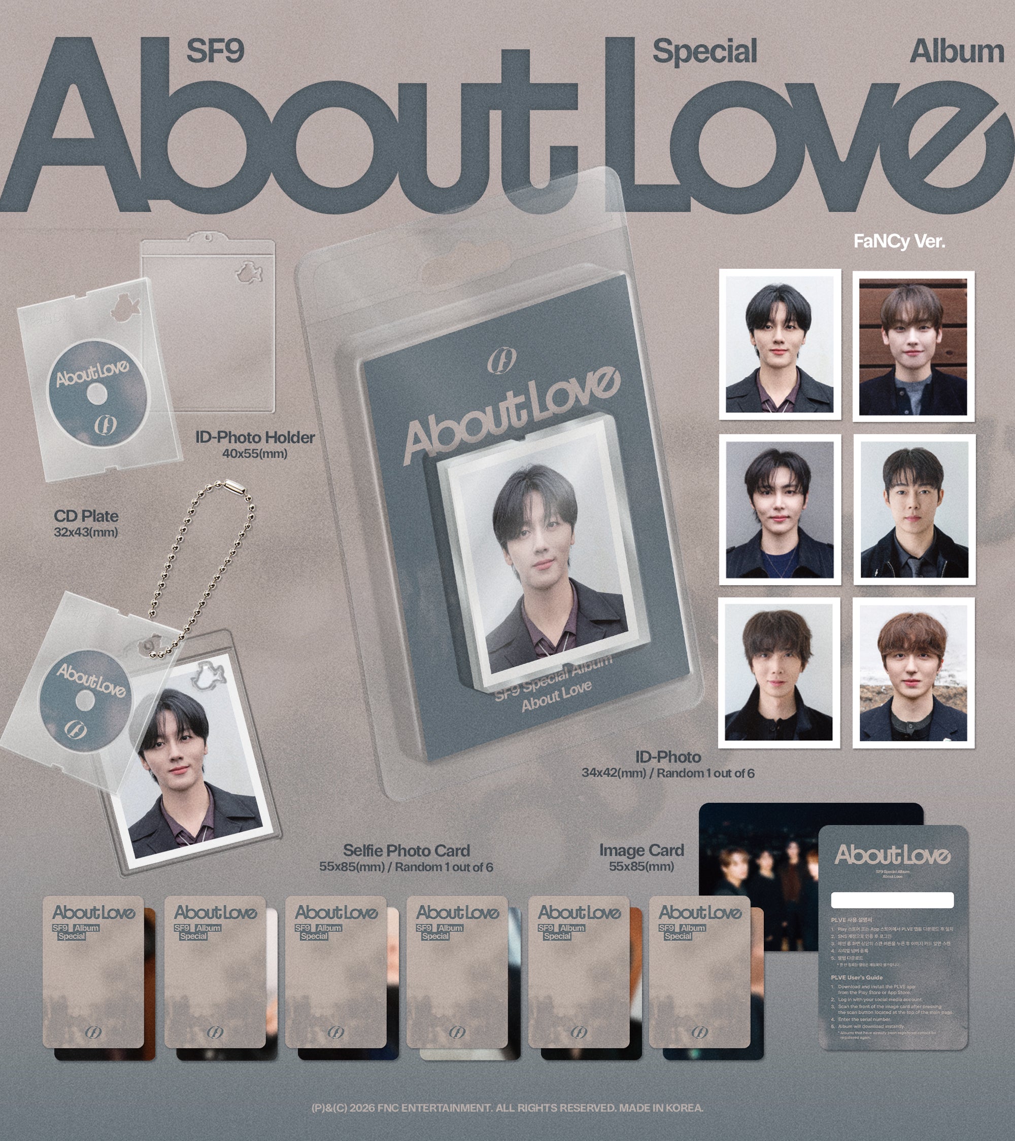 SF9 - About Love (Special Album) FaNCy Ver. (Random Ver.)