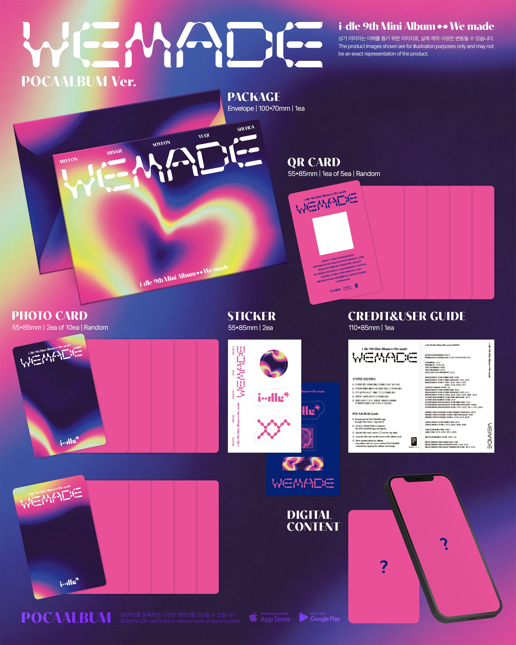 [PRE-ORDER] i-dle - We made (9th Mini Album) POCAALBUM Ver.